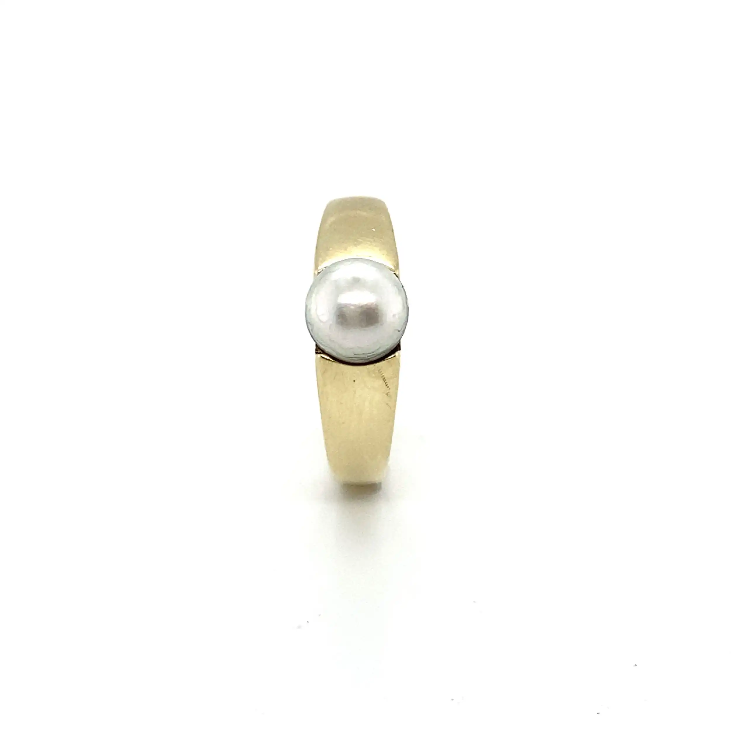 Ring Gelbgold mit Perle Ring Gelbgold mit Perle
