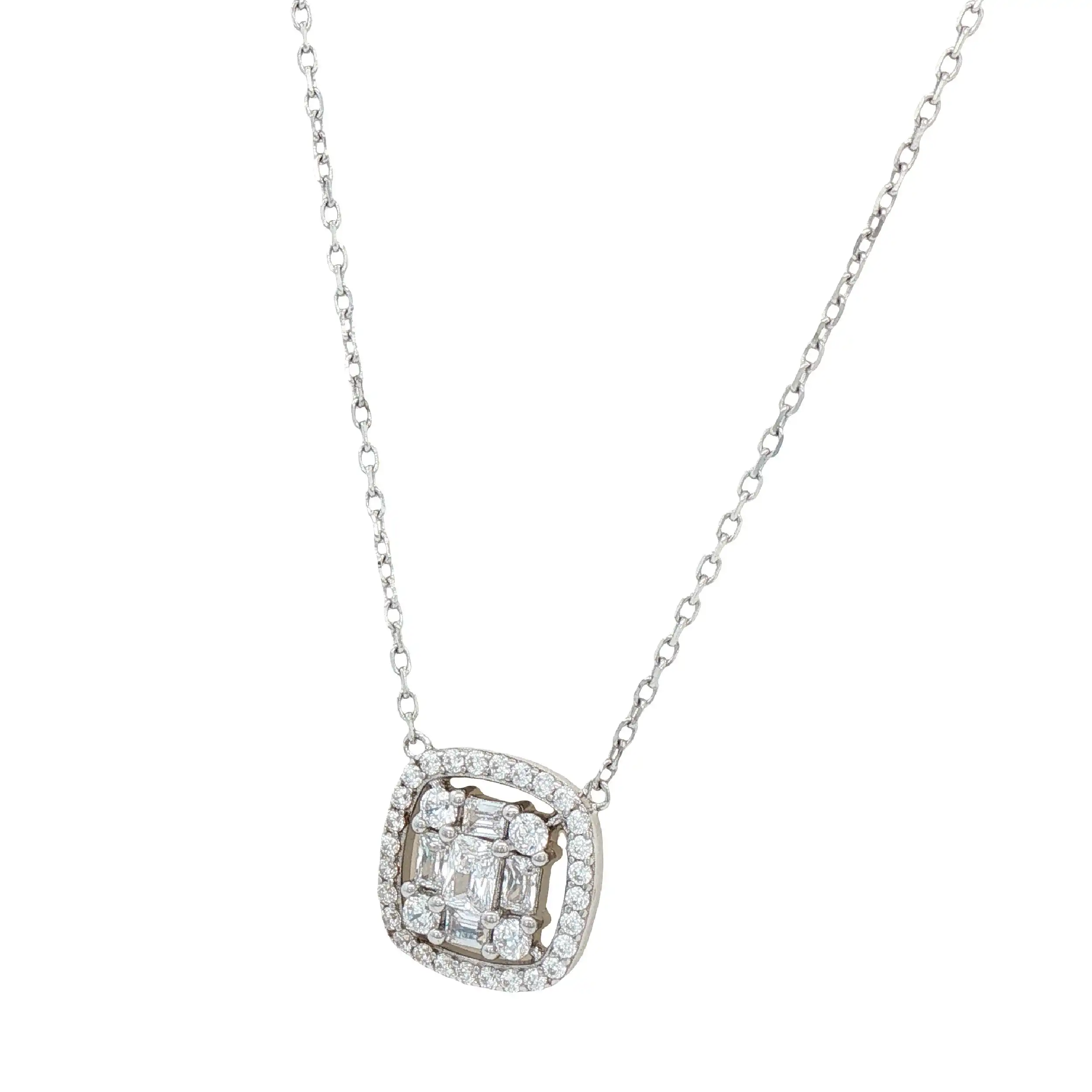 Ankercollier Silber mit Zirkonia Ankercollier Silber mit Zirkonia
