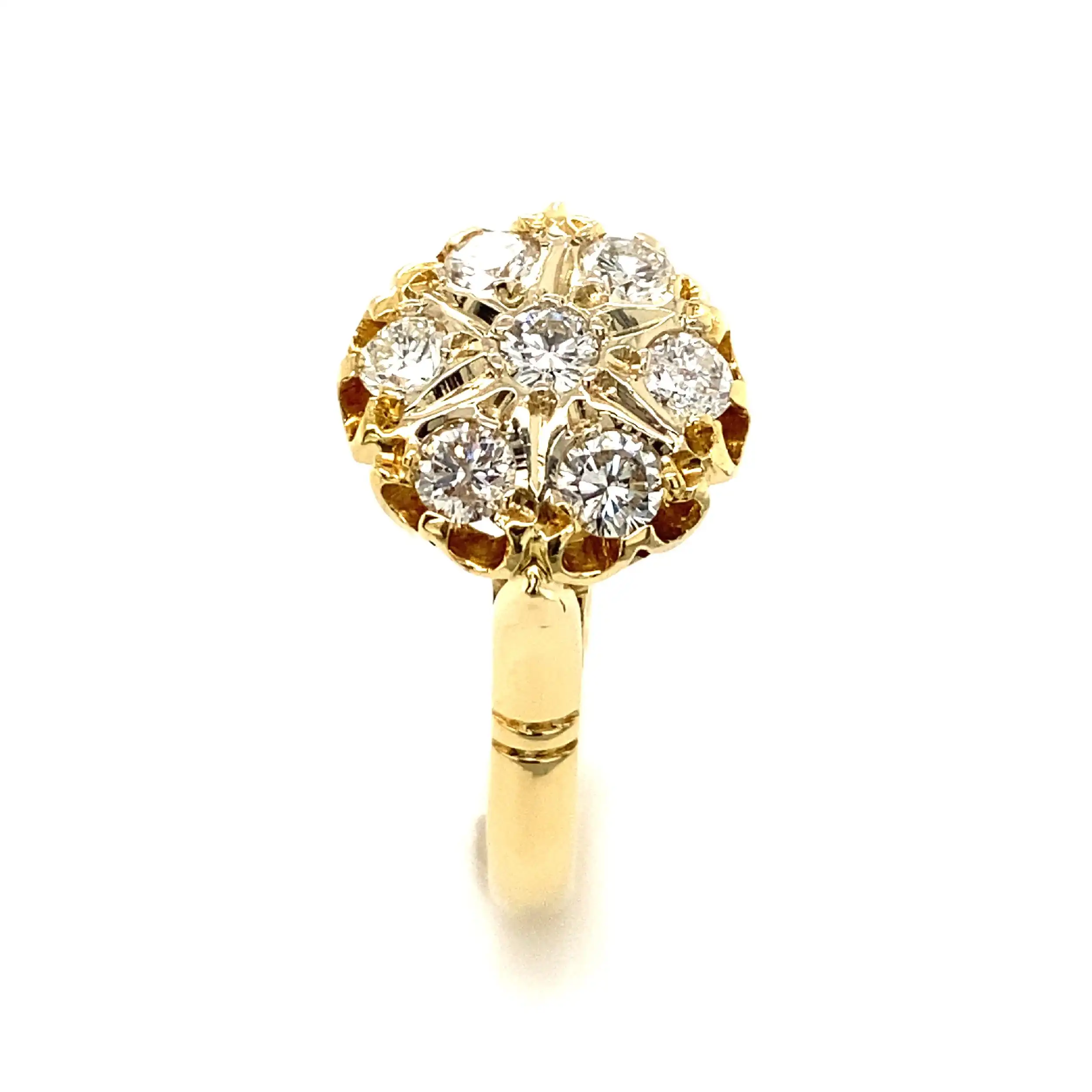 Ring Gelbgold mit Brillanten