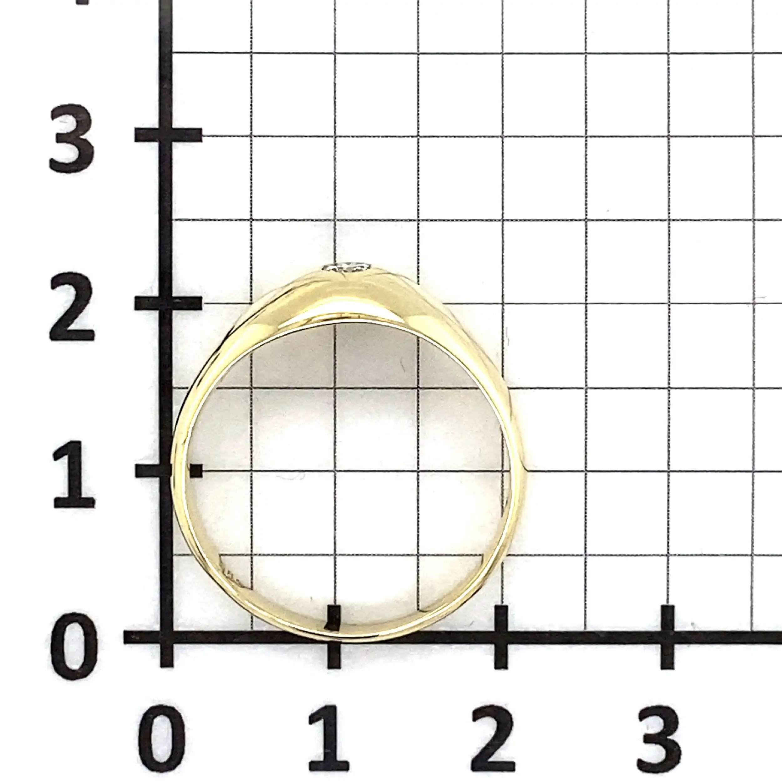 Ring Gelbgold mit Brillant Ring Gelbgold mit Brillant