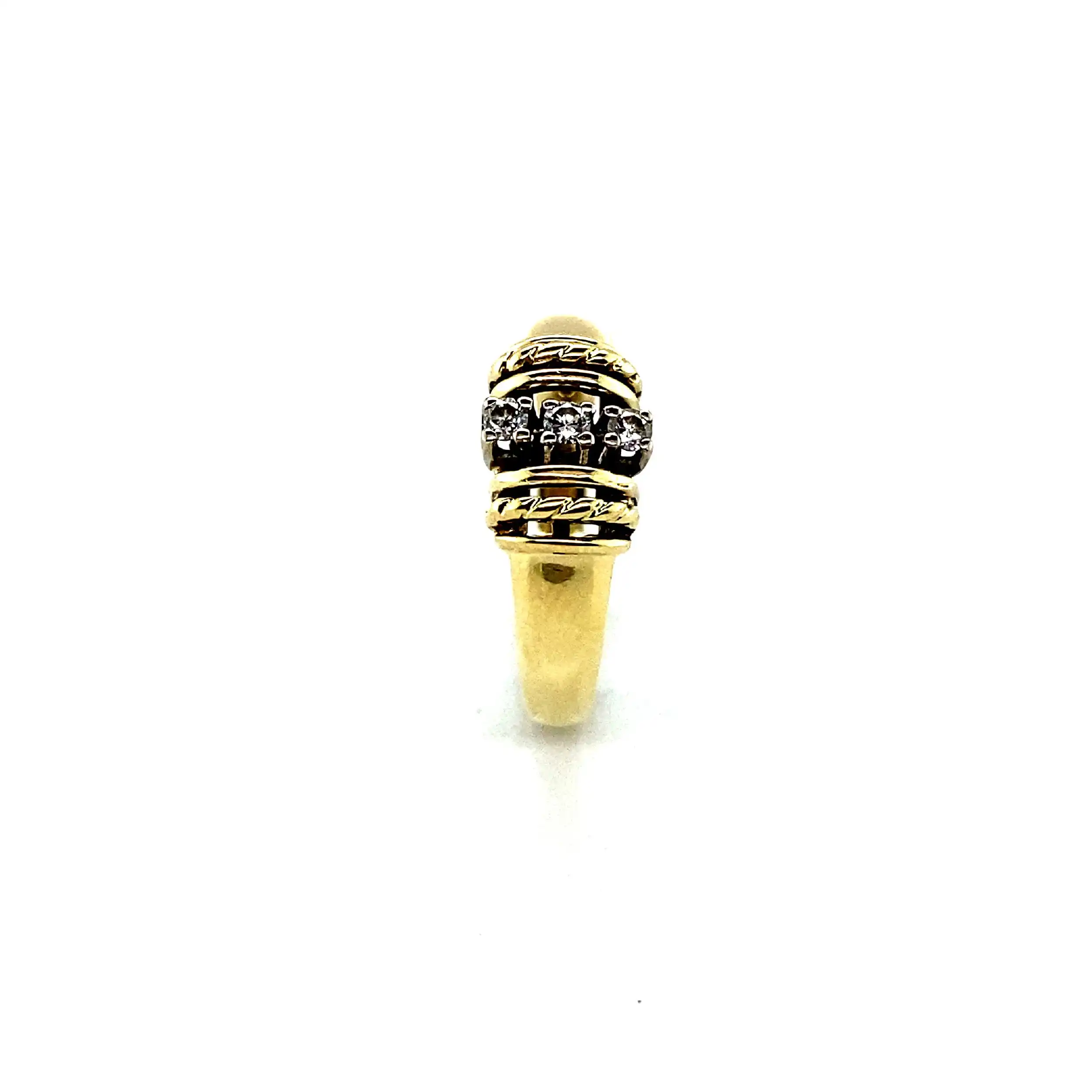 Ring Gelbgold mit Brillanten