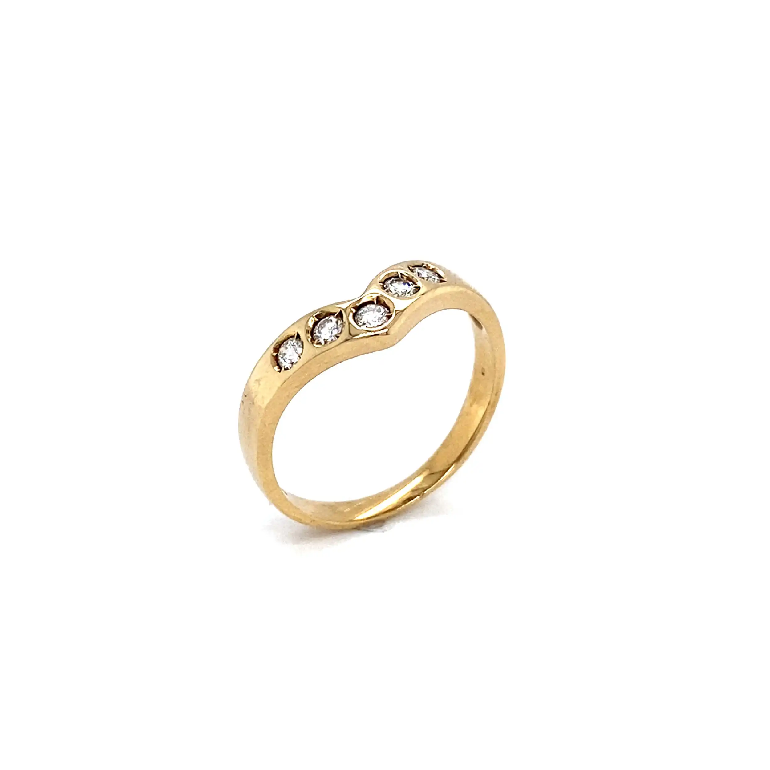 Ring Gelbgold mit Brillanten Ring Gelbgold mit Brillanten