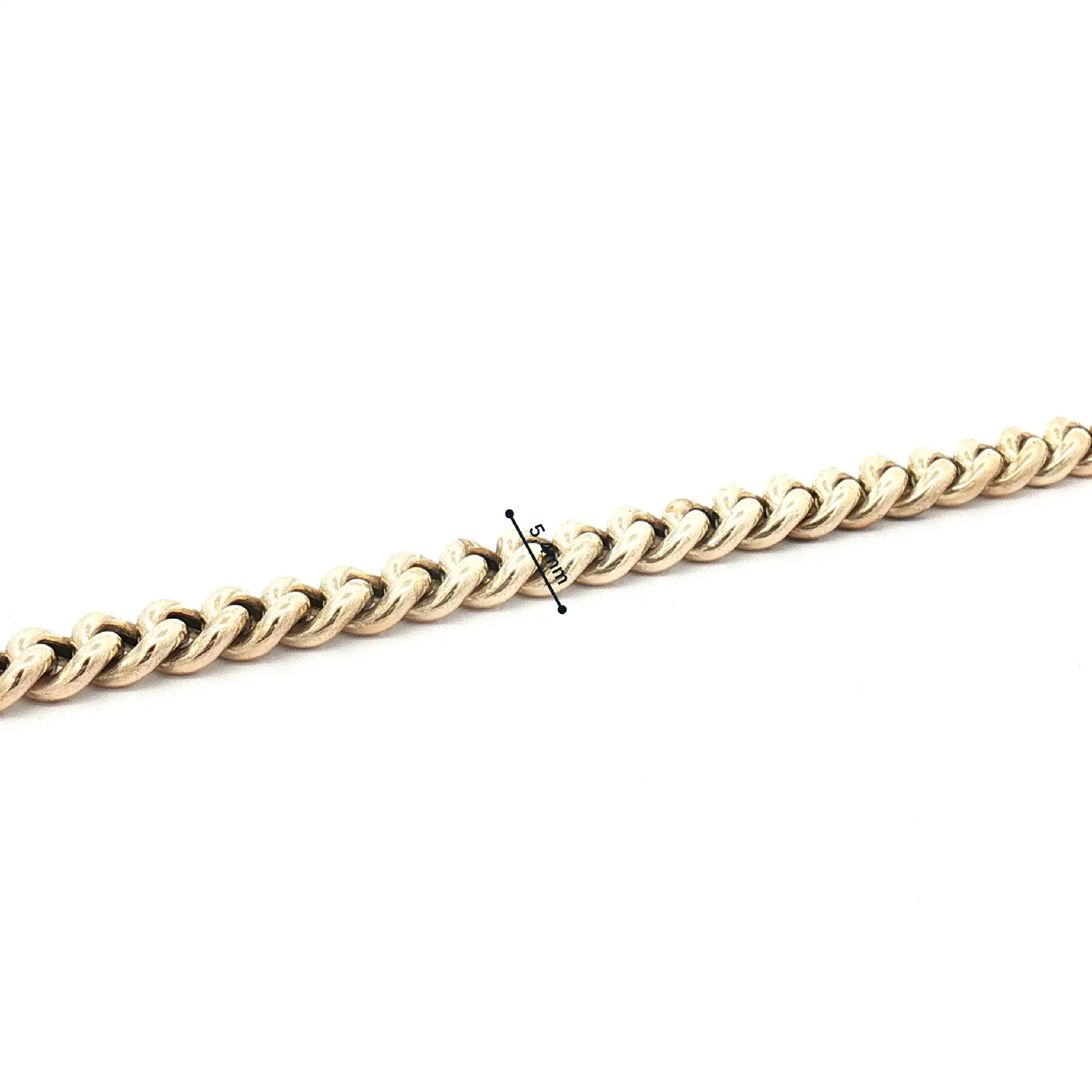 Panzerarmband Gelbgold hohl