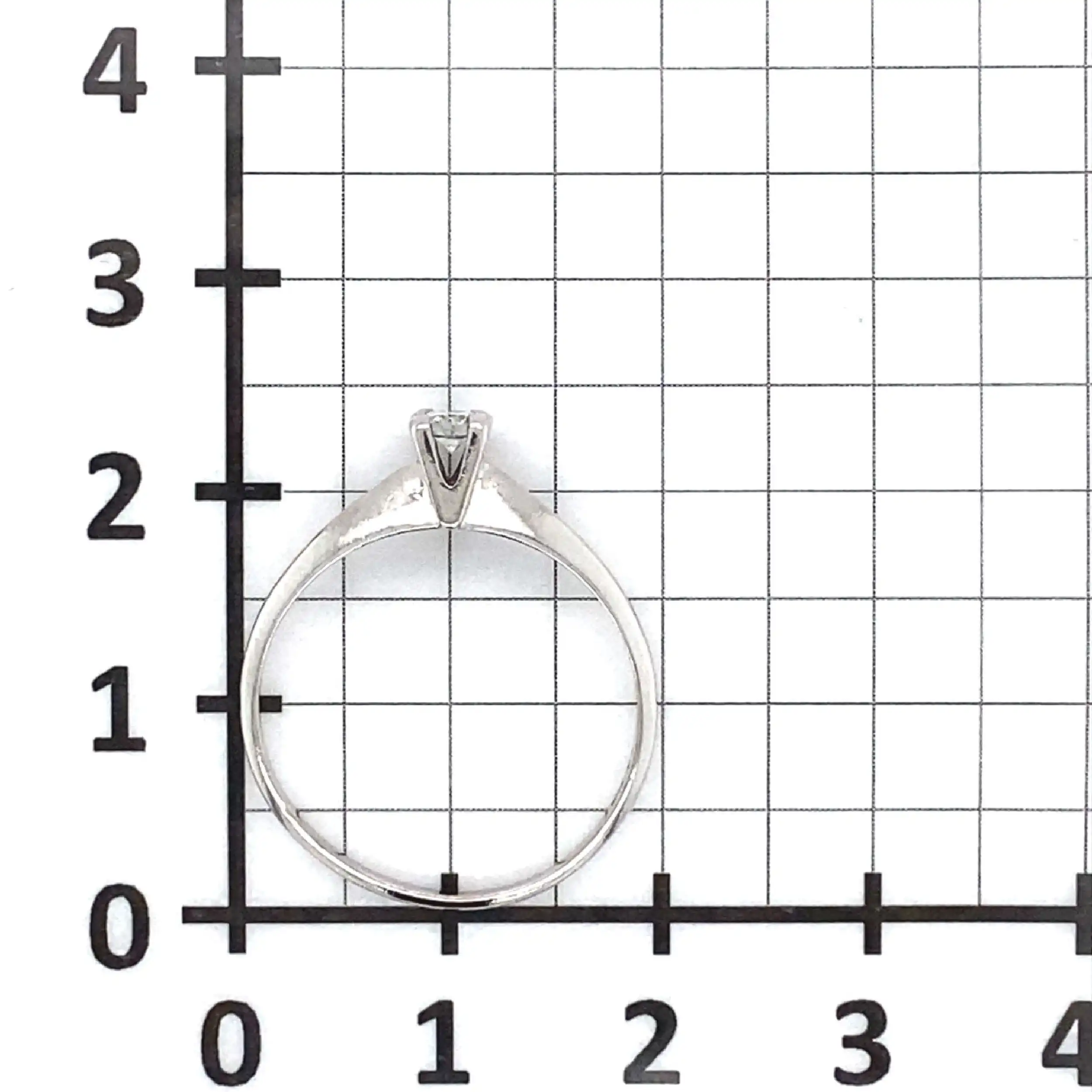 Ring Weißgold mit Solitär Brillant Ring Weißgold mit Solitär Brillant