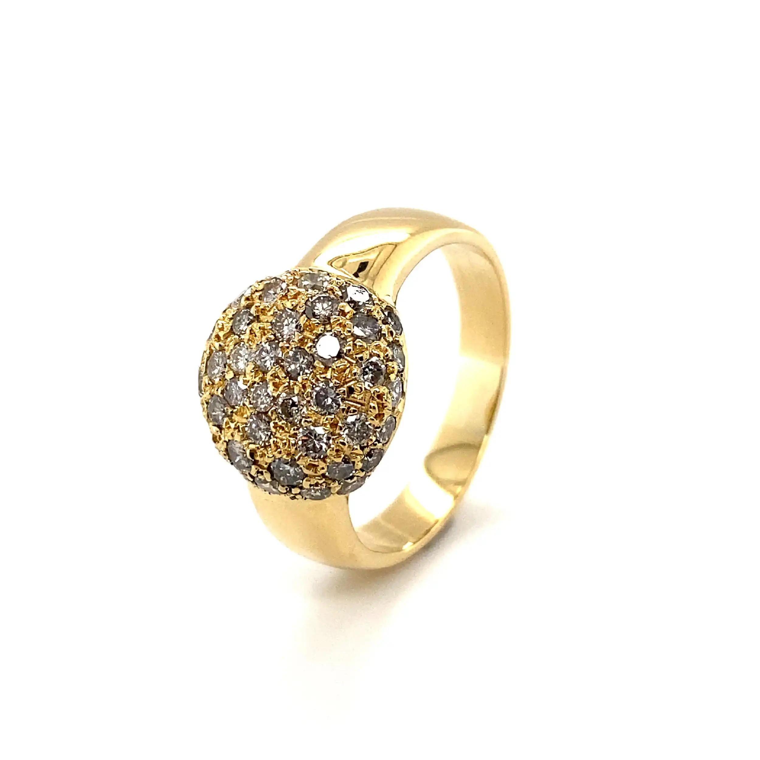 Ring Gelbgold mit Brillanten Ring Gelbgold mit Brillanten