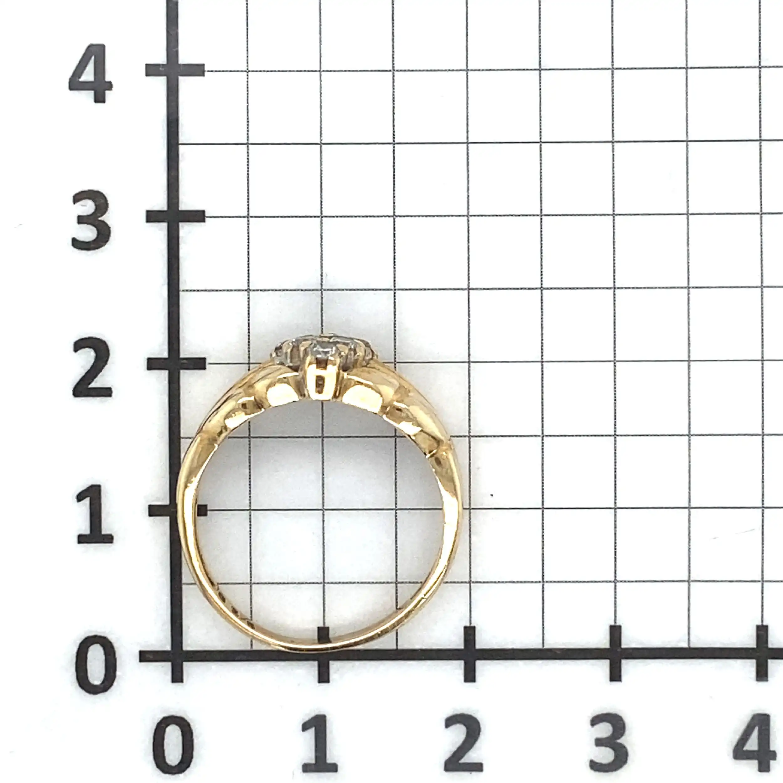 Ring Gelbgold mit Brillanten, mit 0,26ct graviert Ring Gelbgold mit Brillanten, mit 0,26ct graviert
