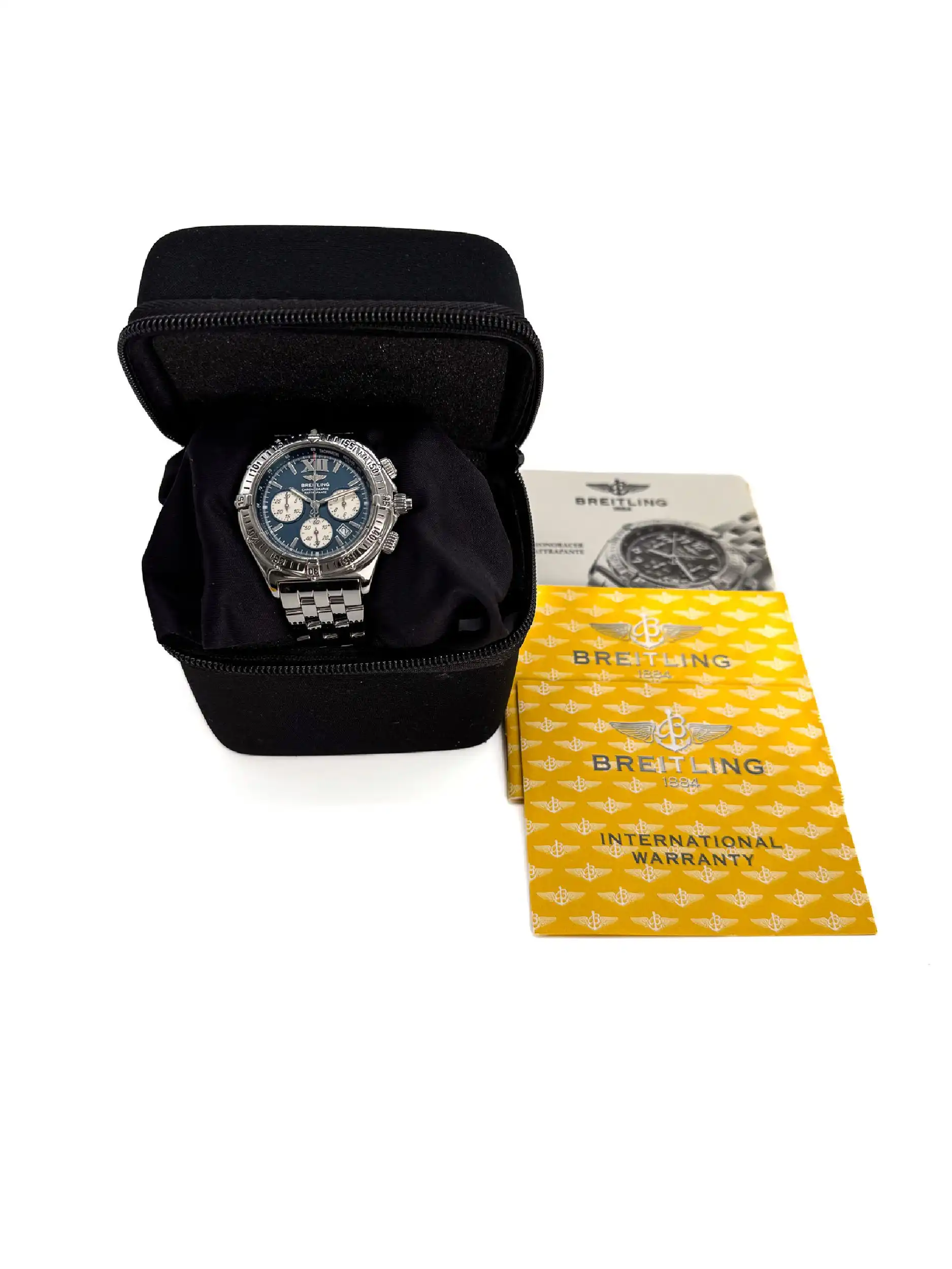 Herrenuhr Breitling Rattaprante A69048 Box + Papiere Quartz