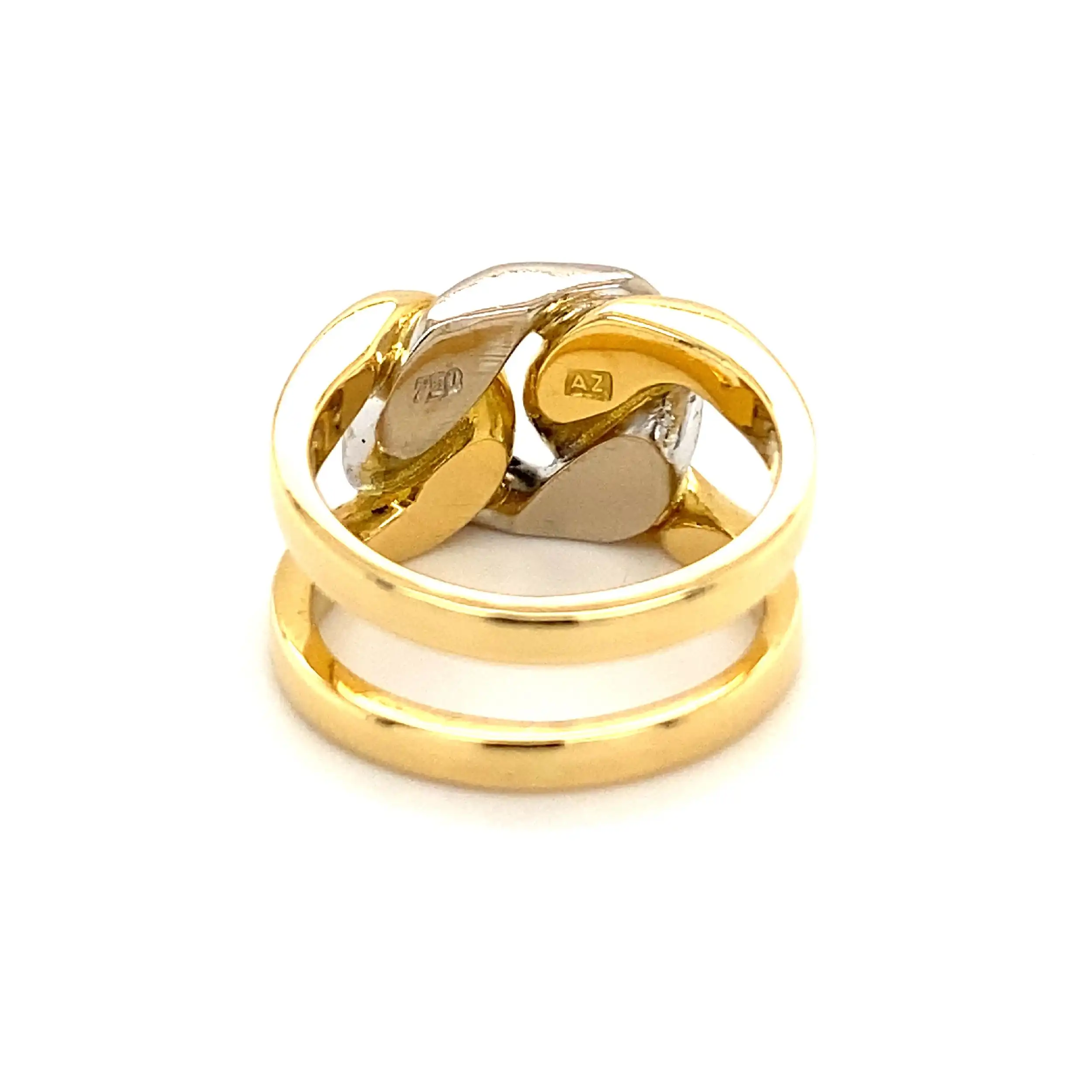 Ring Bicolor mit Brillanten Ring Bicolor mit Brillanten