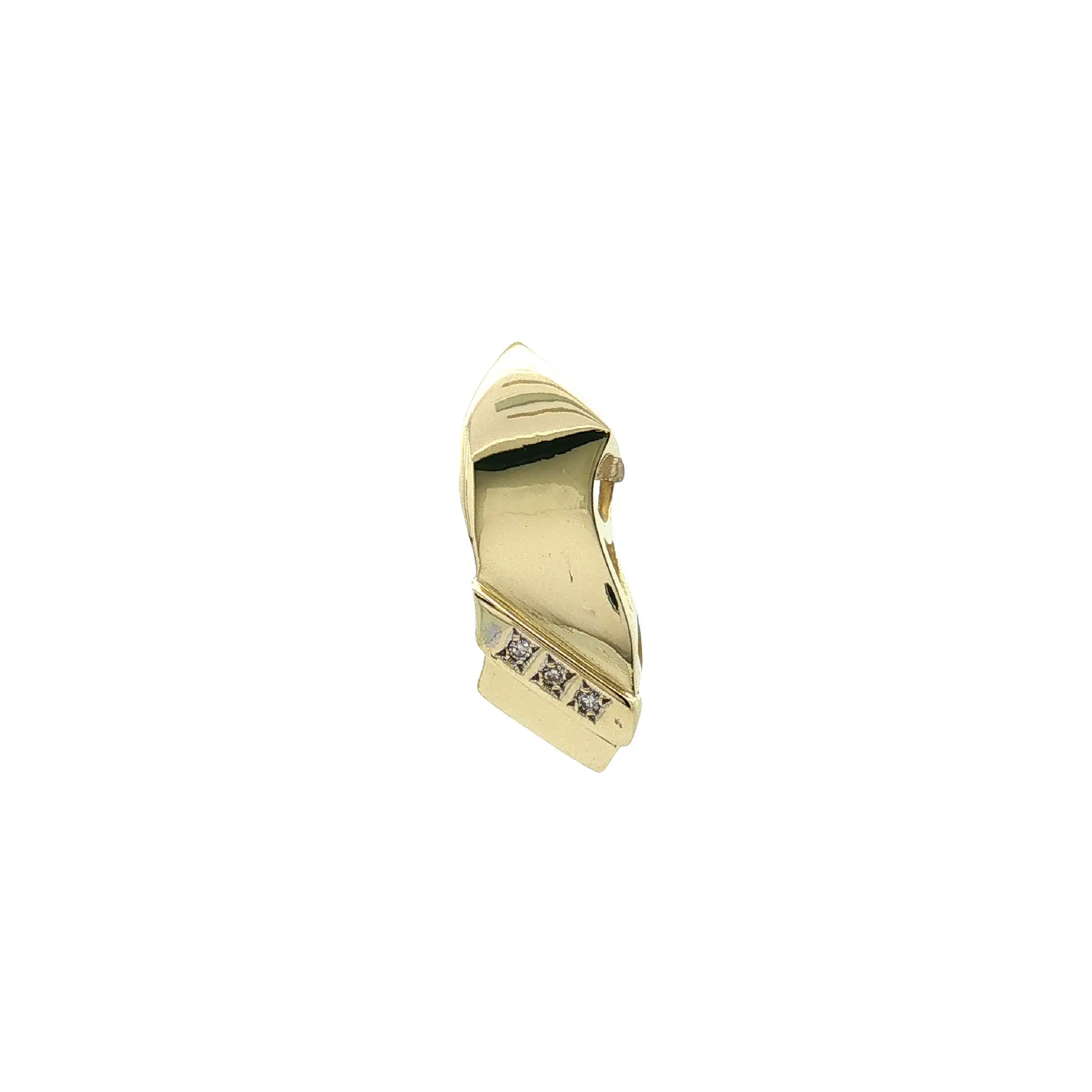 Anhänger Bicolor mit Brillanten, gravuert mit 0,03ct Anhänger Bicolor mit Brillanten, gravuert mit 0,03ct