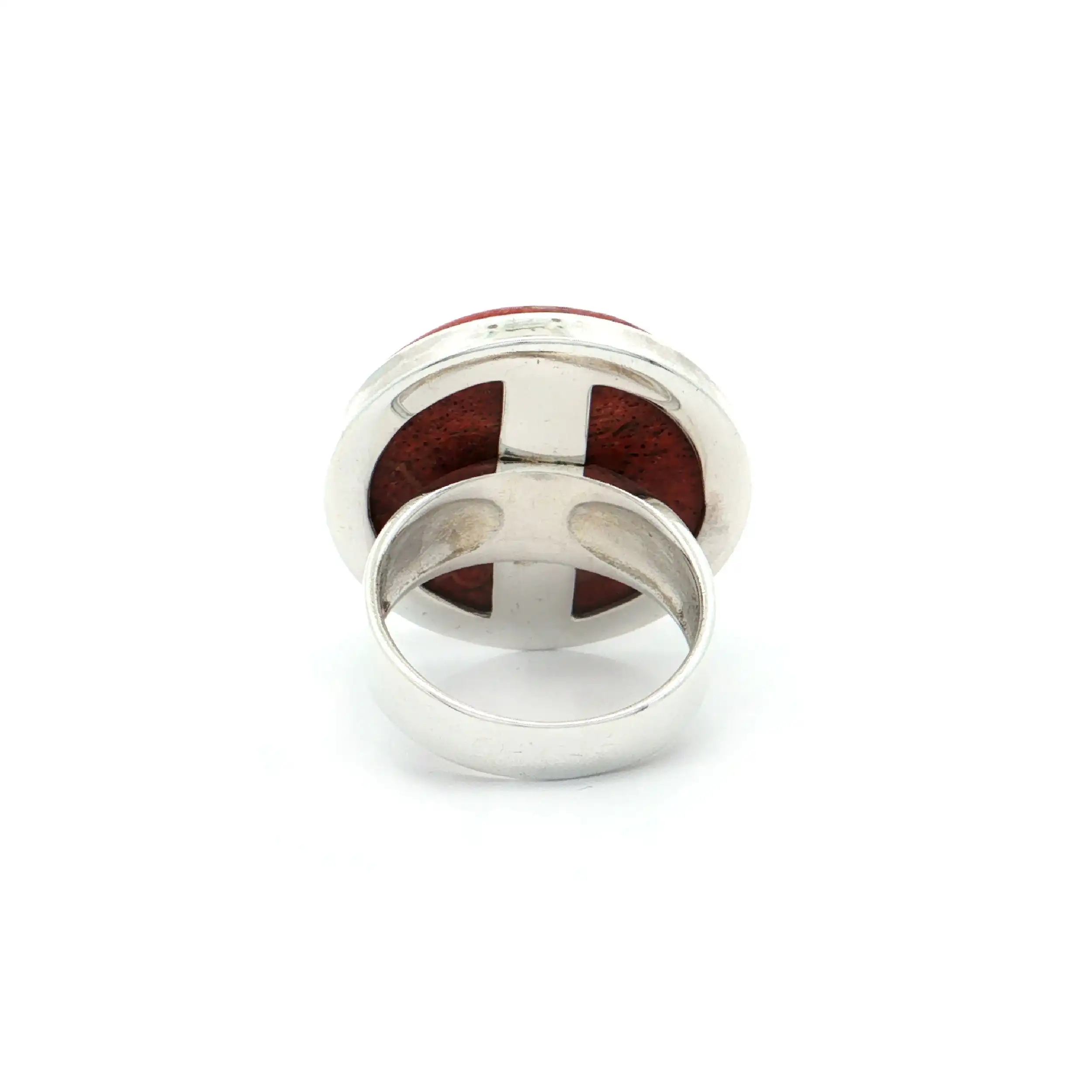 Ring Silber mit Koralle Ring Silber mit Koralle