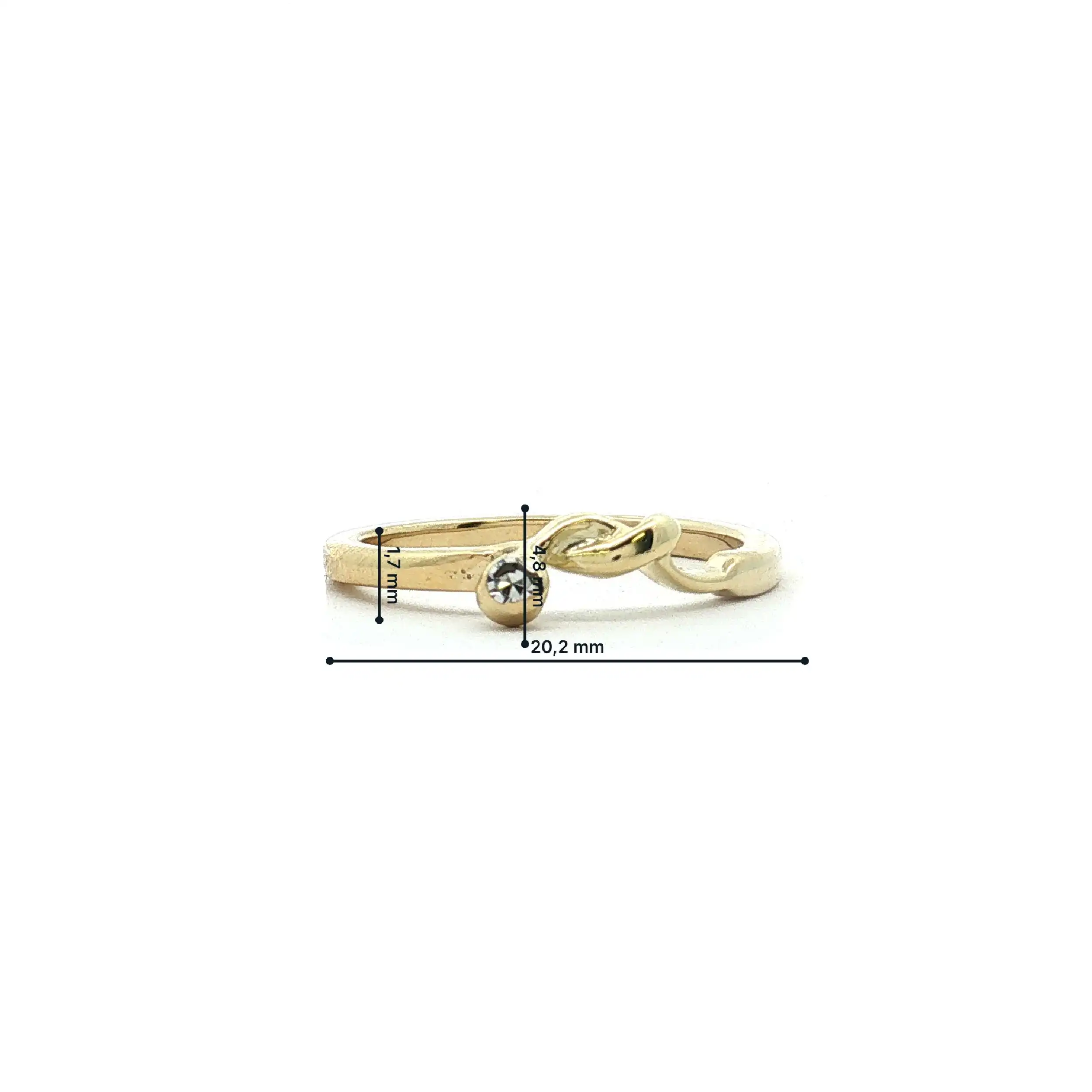 Ring Gelbgold mit Diamant Solitär Ring Gelbgold mit Diamant Solitär