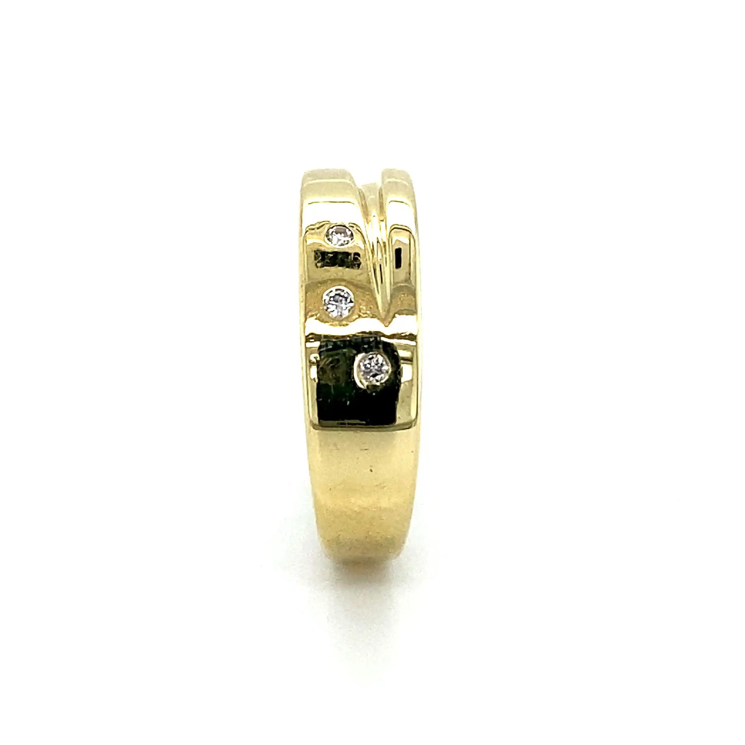 Ring Gelbgold mit Brillanten Ring Gelbgold mit Brillanten
