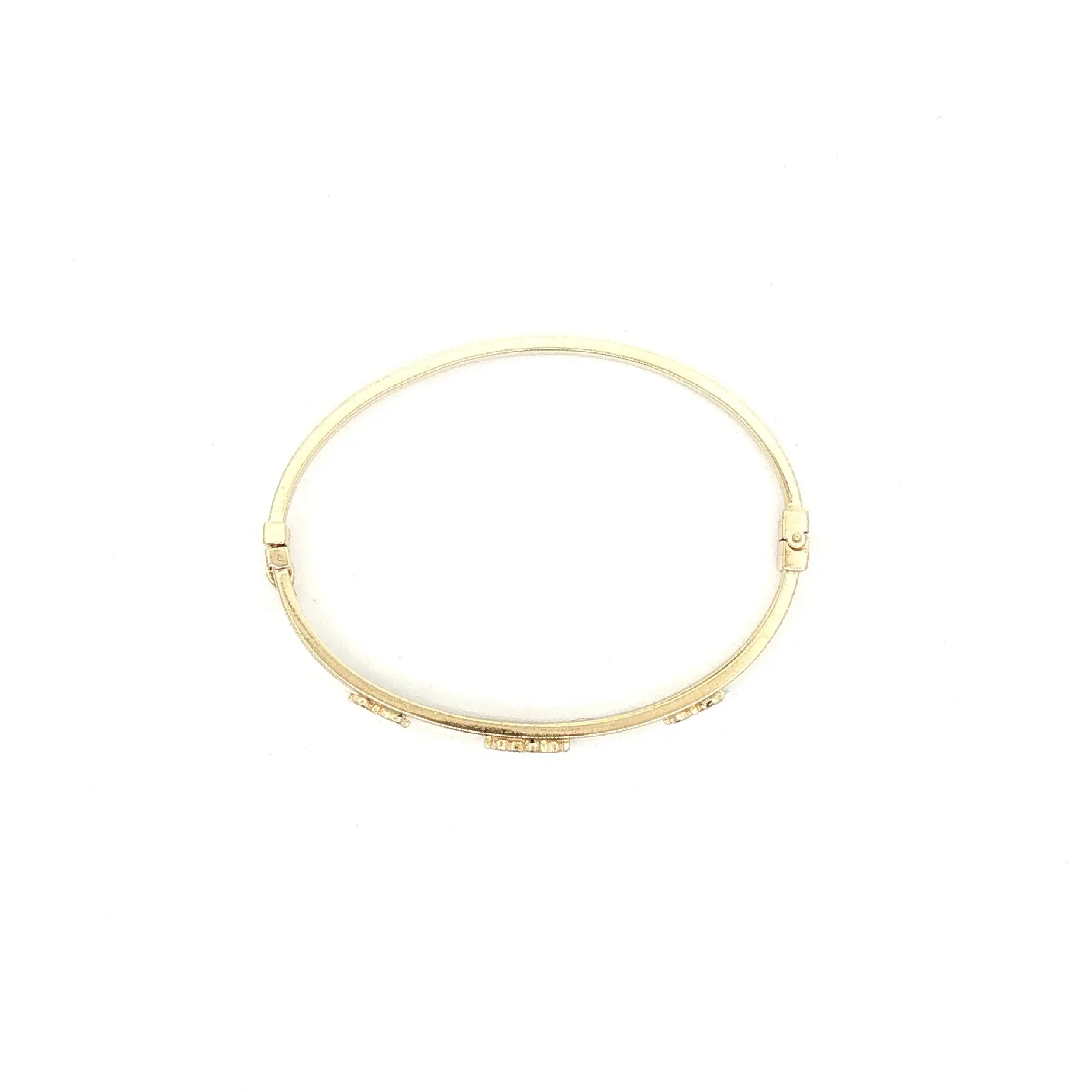 Armreif Gelbgold mit Hellow Kitty