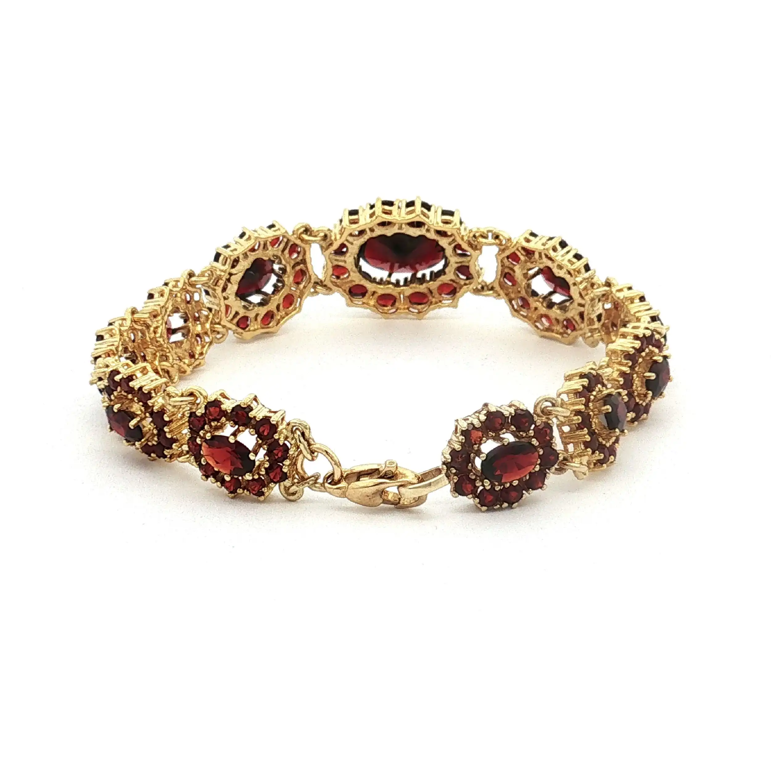 Armband Gelbgold mit Granat