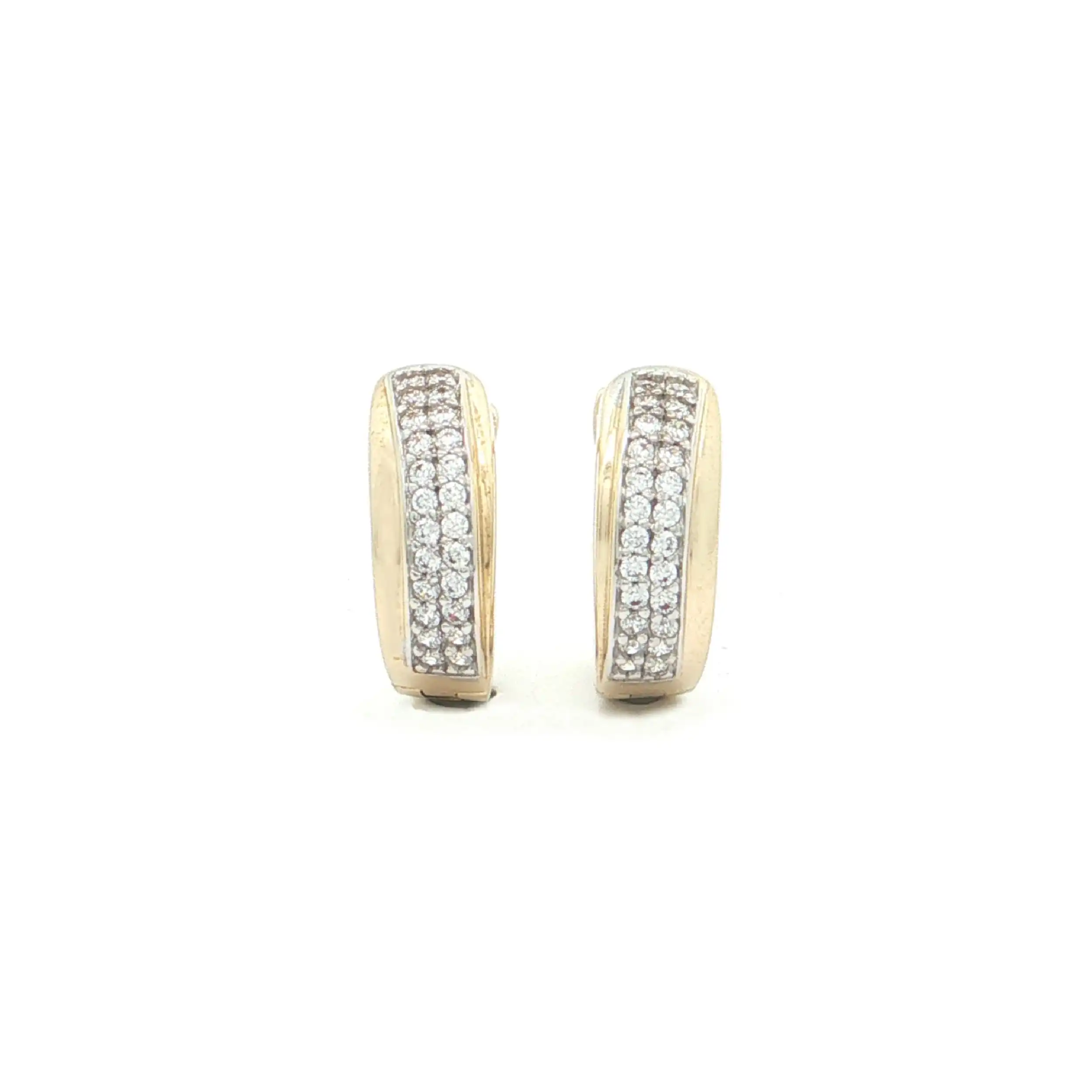 Ohrringe Bicolor mit Zirkonia