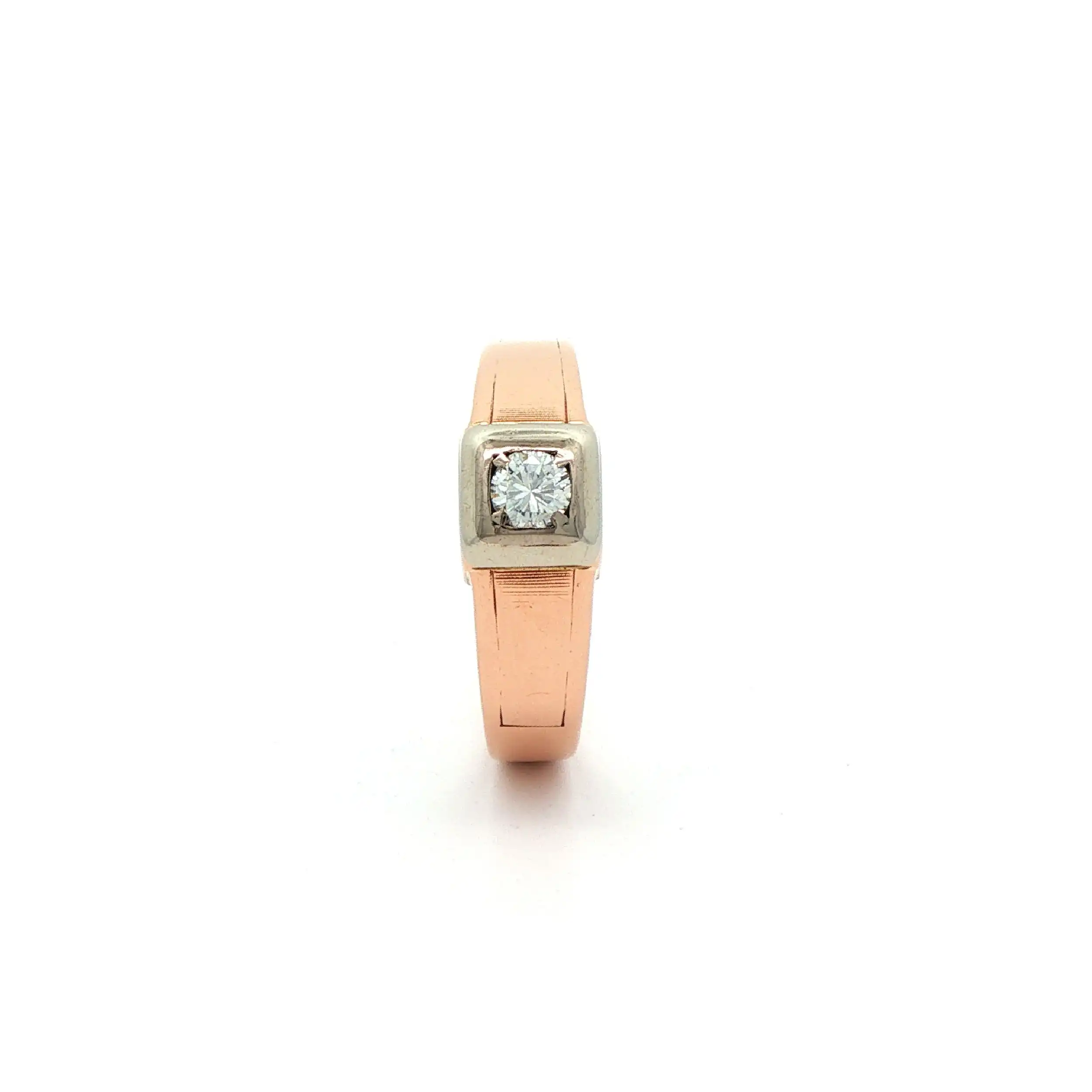 Ring Rotgold mit Brillanten