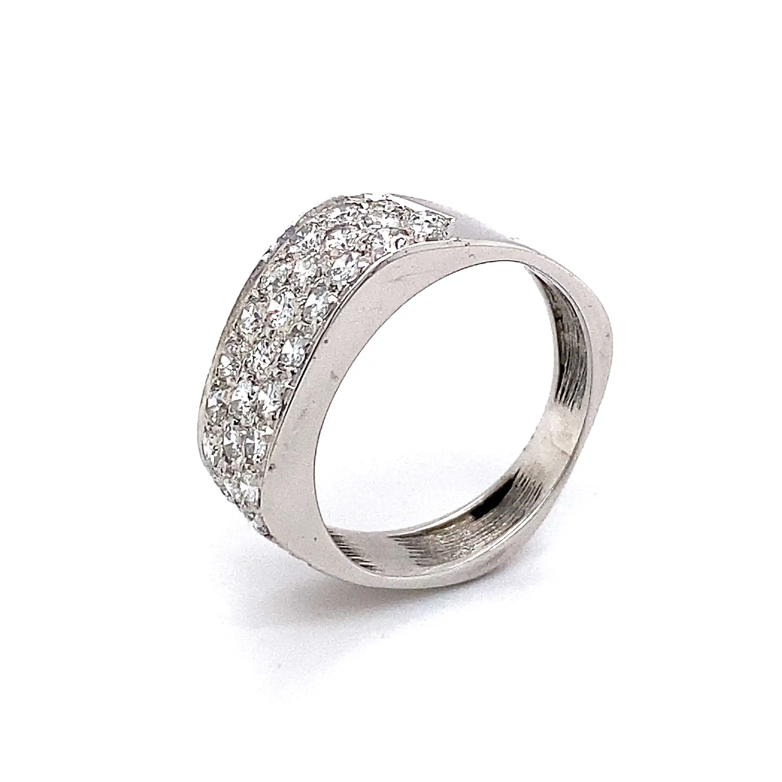 Ring Weißgold mit Brillanten Ring Weißgold mit Brillanten