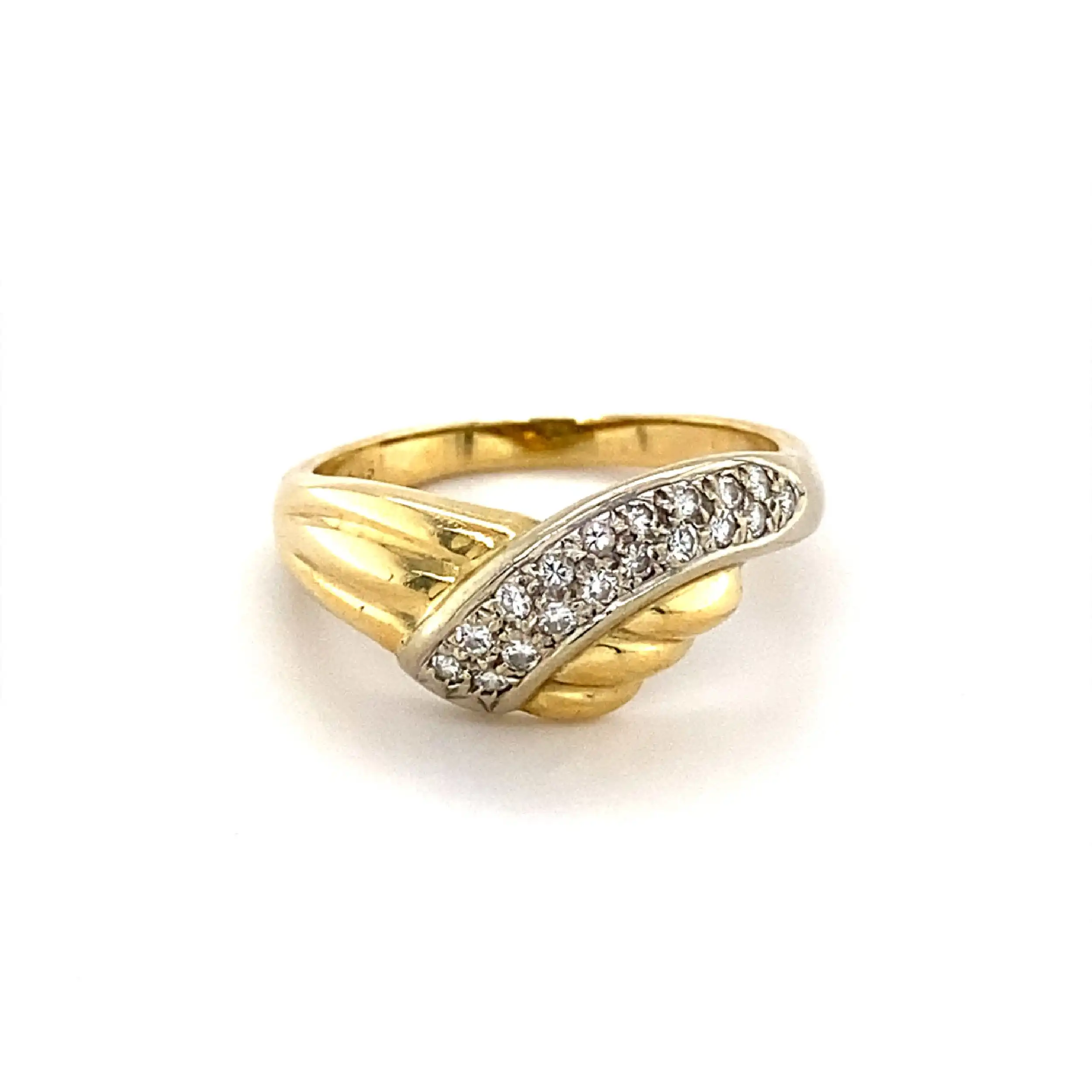 Ring Gelbgold mit Brillanten Ring Gelbgold mit Brillanten