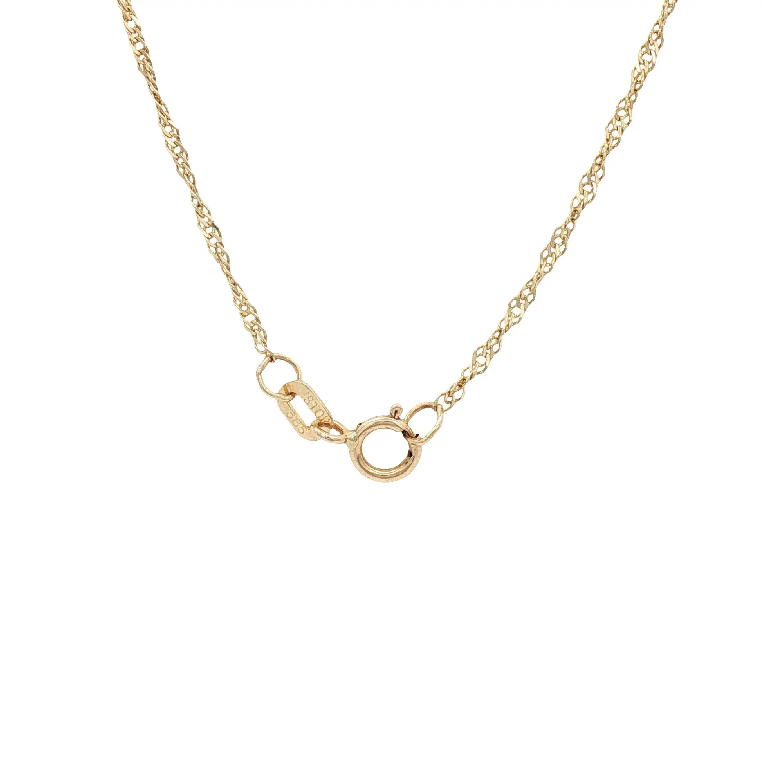 Kette gedreht Gelbgold