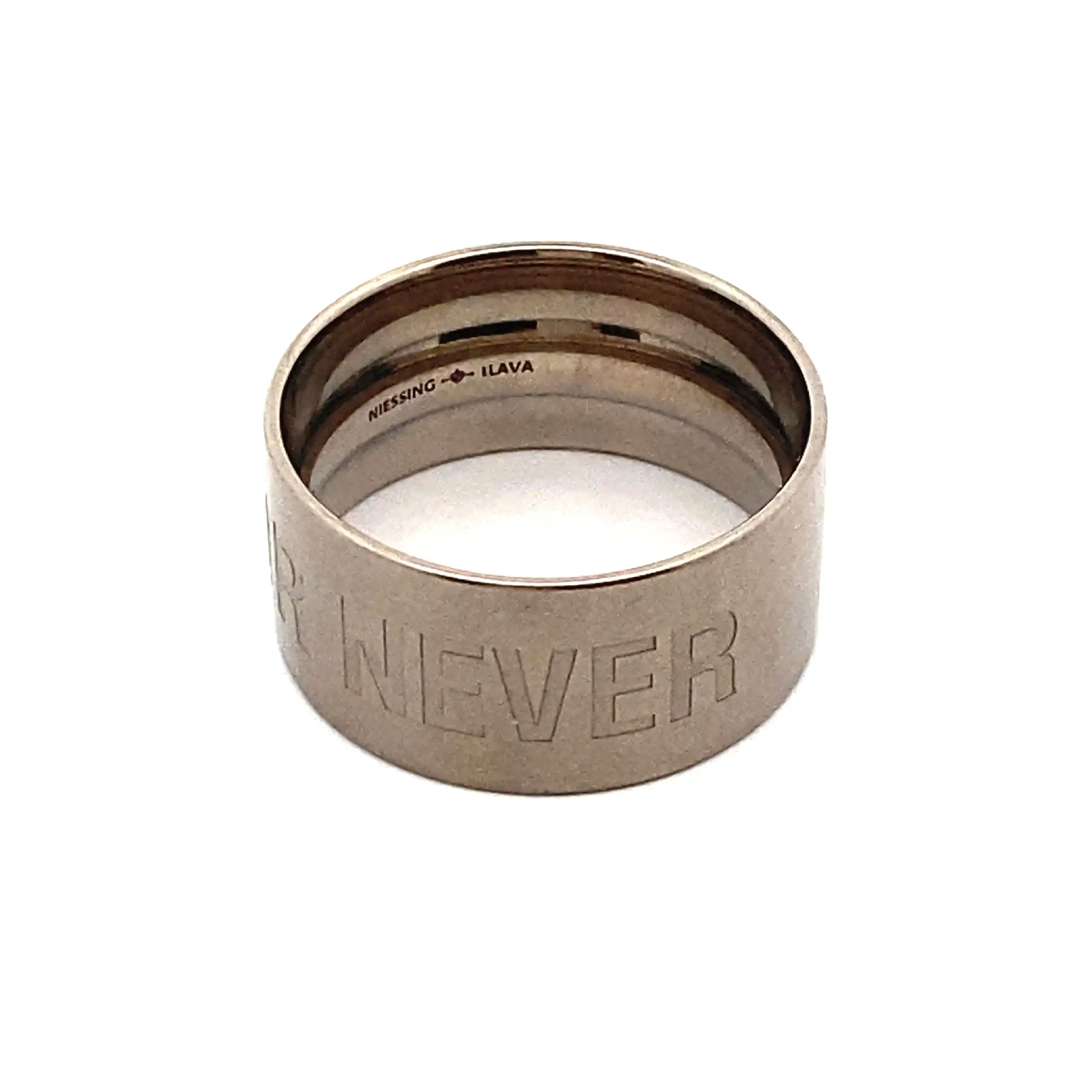 Ring Lava Silver Niessing Now Tattoo Now or Never Ring Lava Silver Niessing Now Tattoo Now or Never