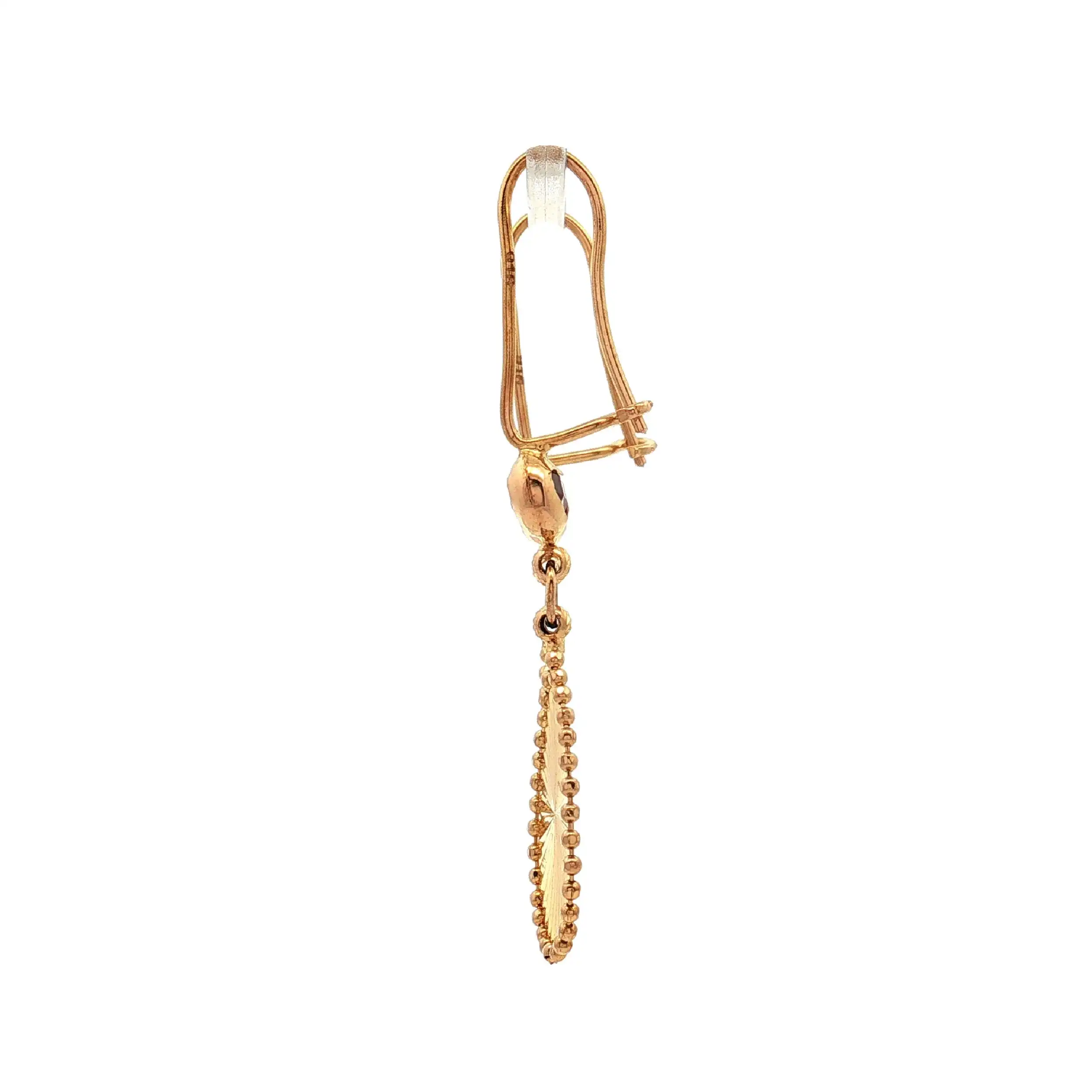 Ohrhänger Gelbgold mit Zirkonia