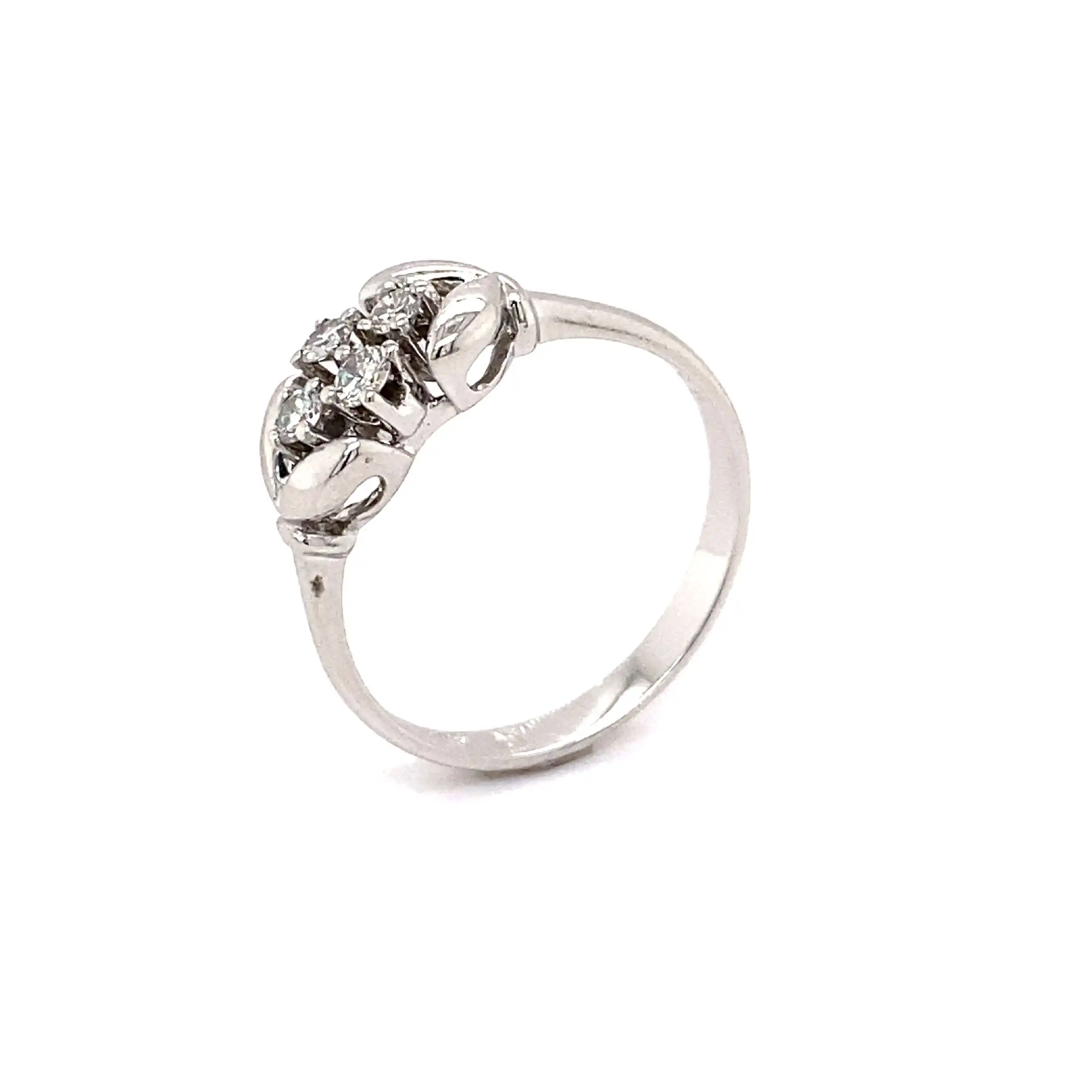 Ring Weißgold mit Brillanten Ring Weißgold mit Brillanten