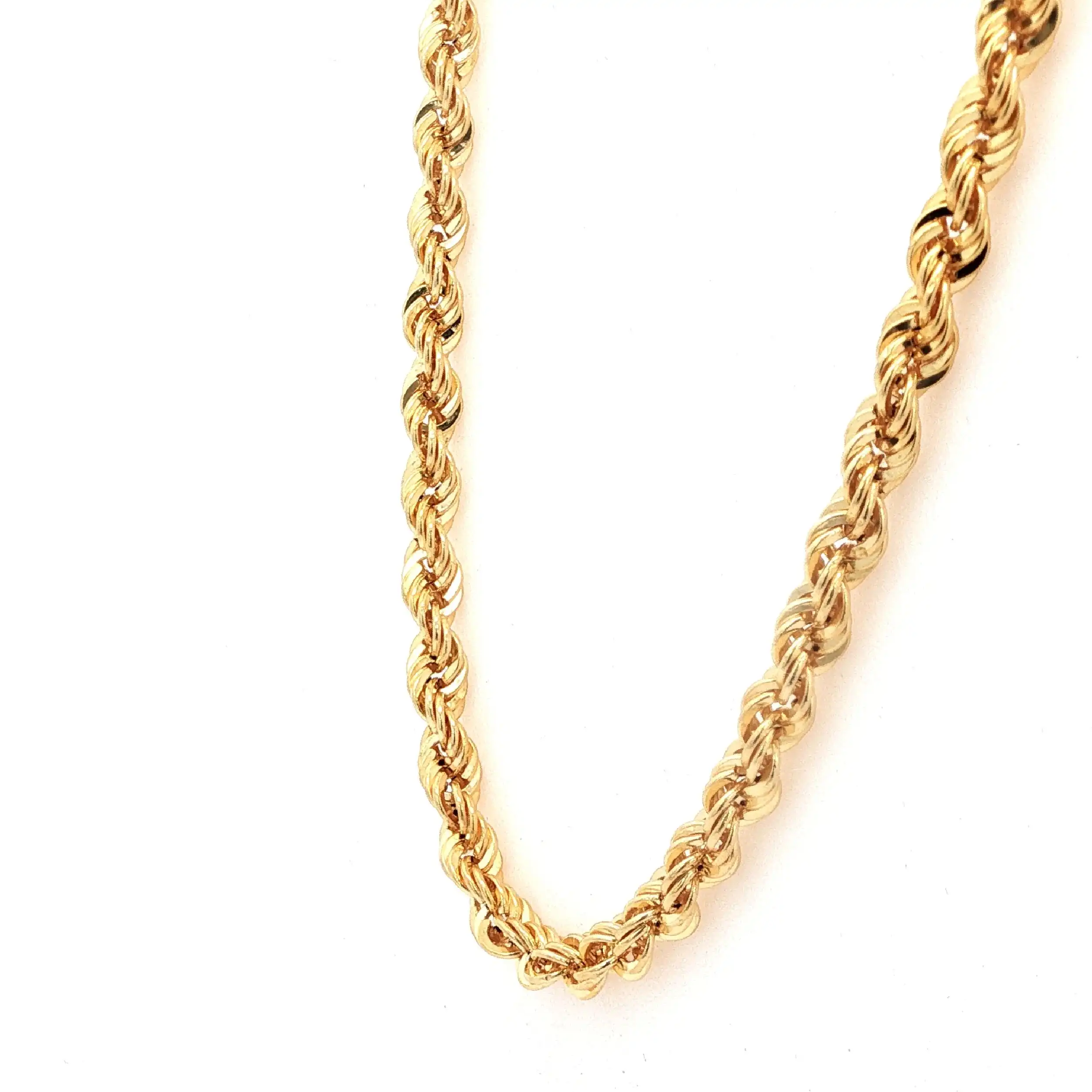 Kordelkette Gelbgold