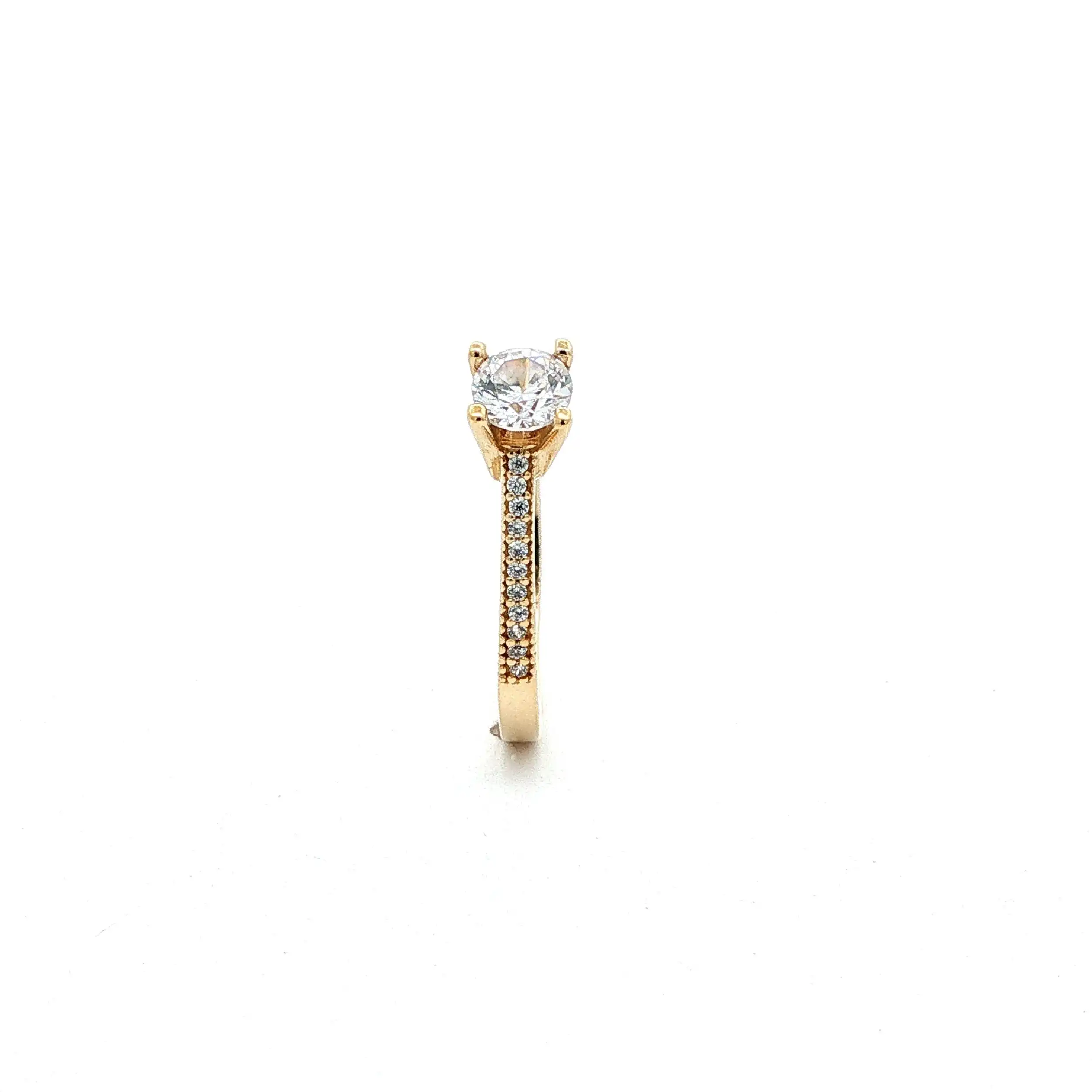 Ring Gelbgold mit Zirkonia