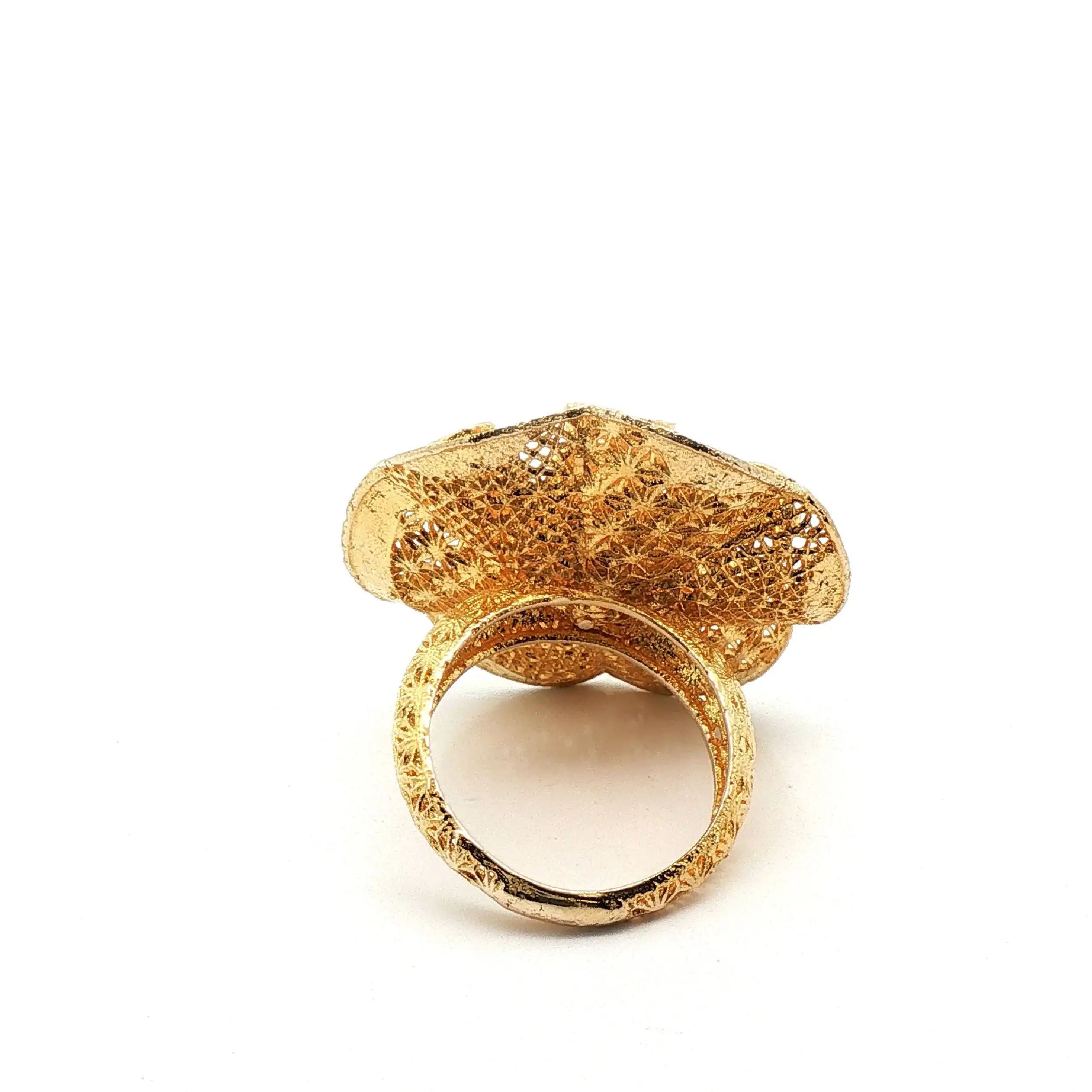 Ring Gelbgold mit Blume
