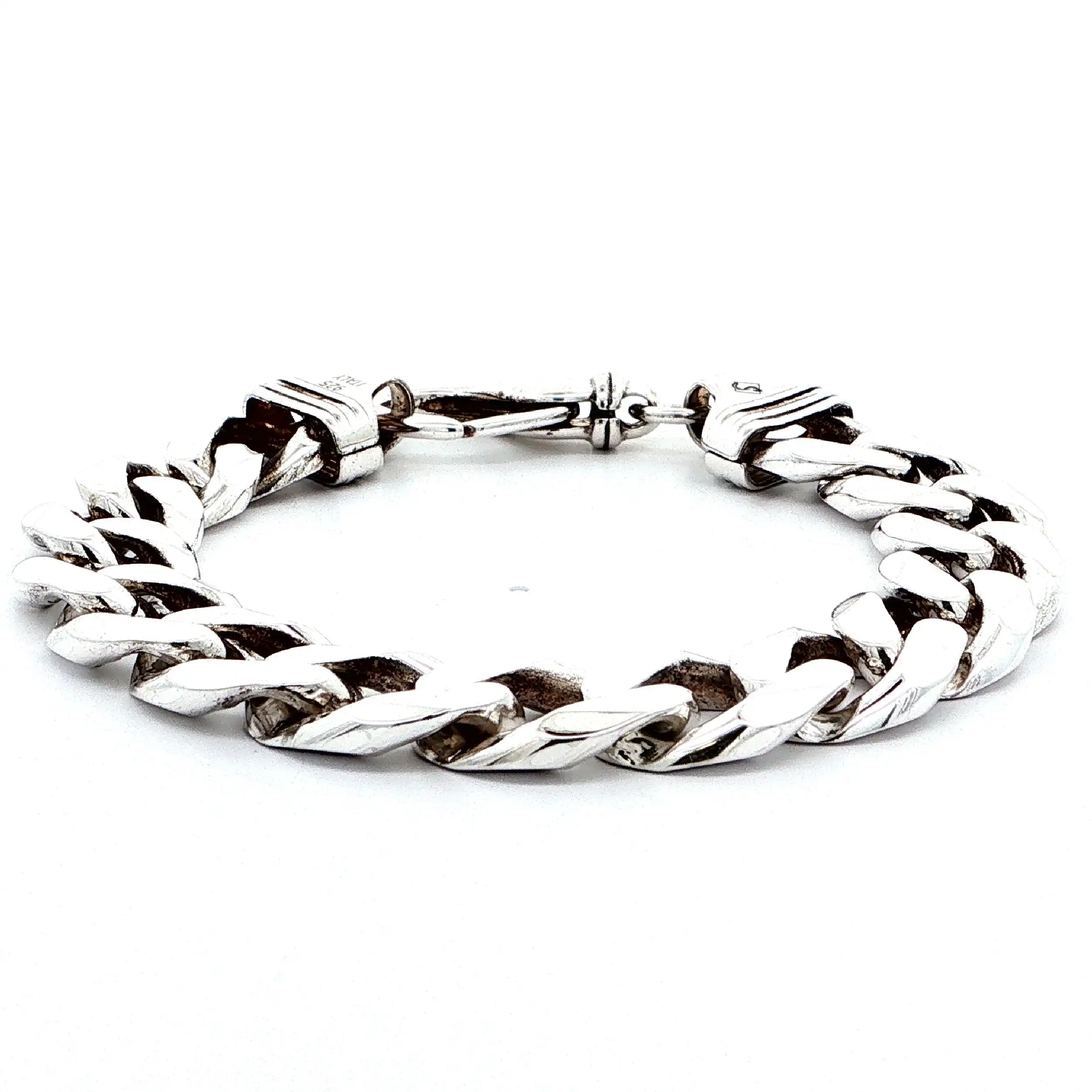 Panzerarmband Silber massiv