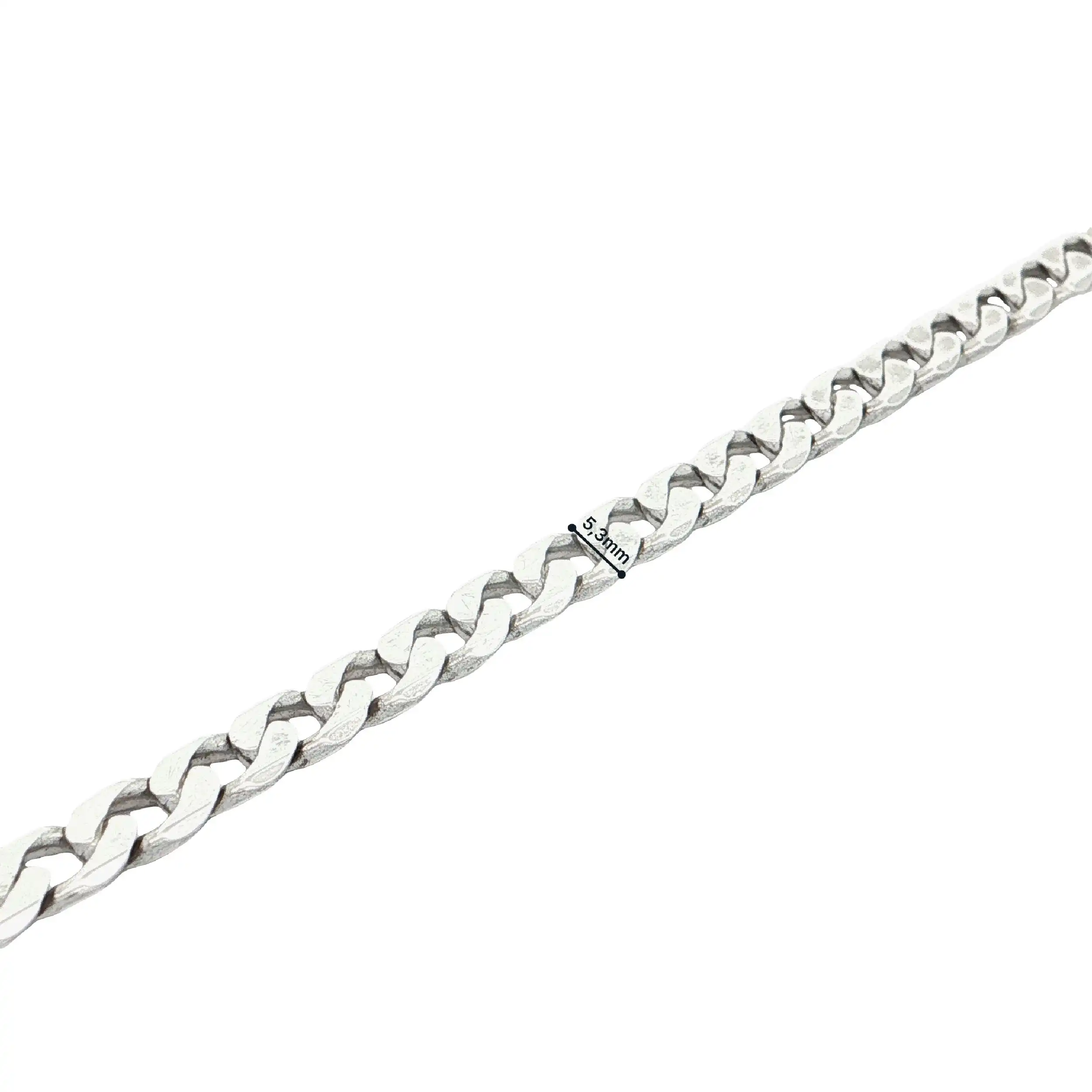 Panzerarmband Silber