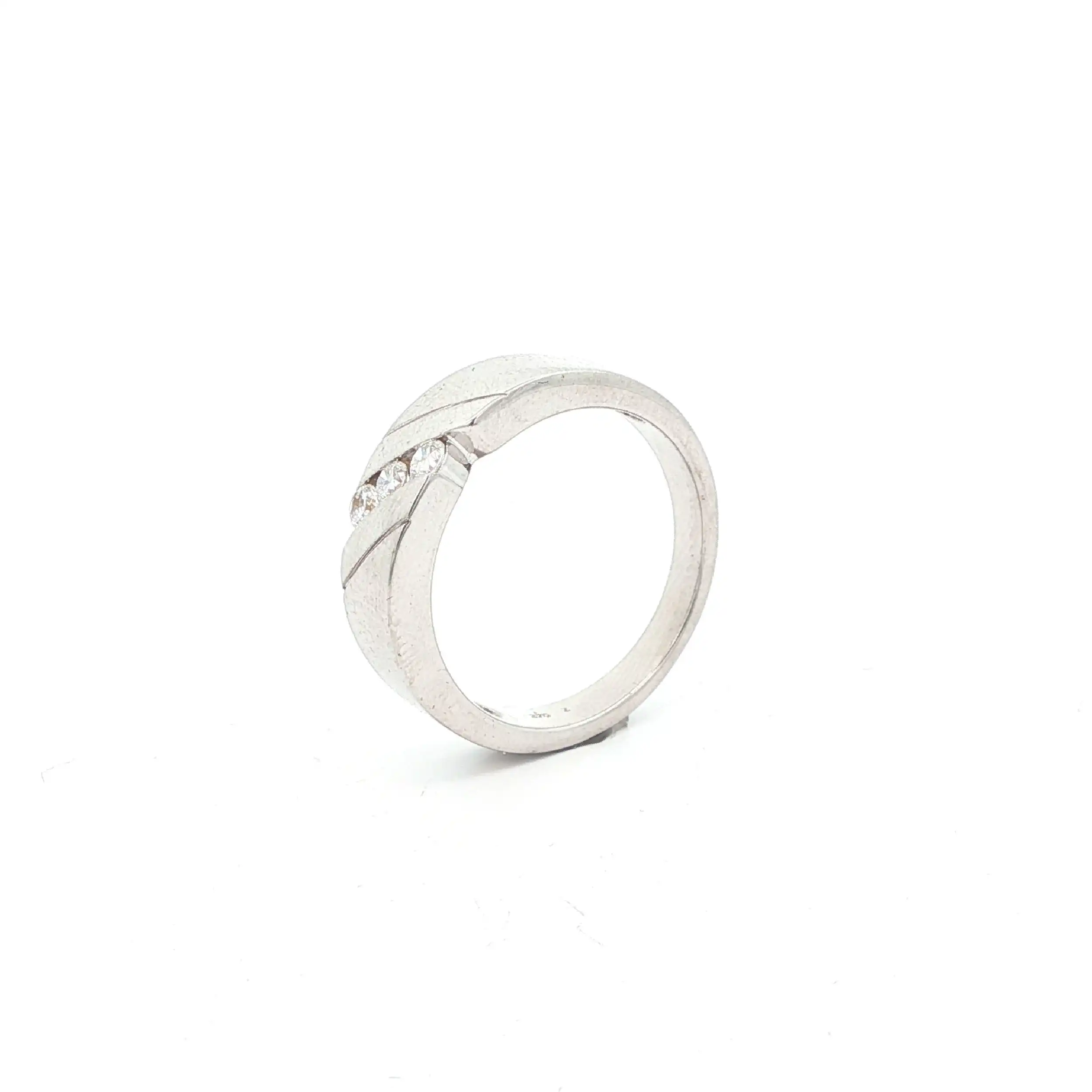 Ring Weißgold mit Zirkonia Ring Weißgold mit Zirkonia