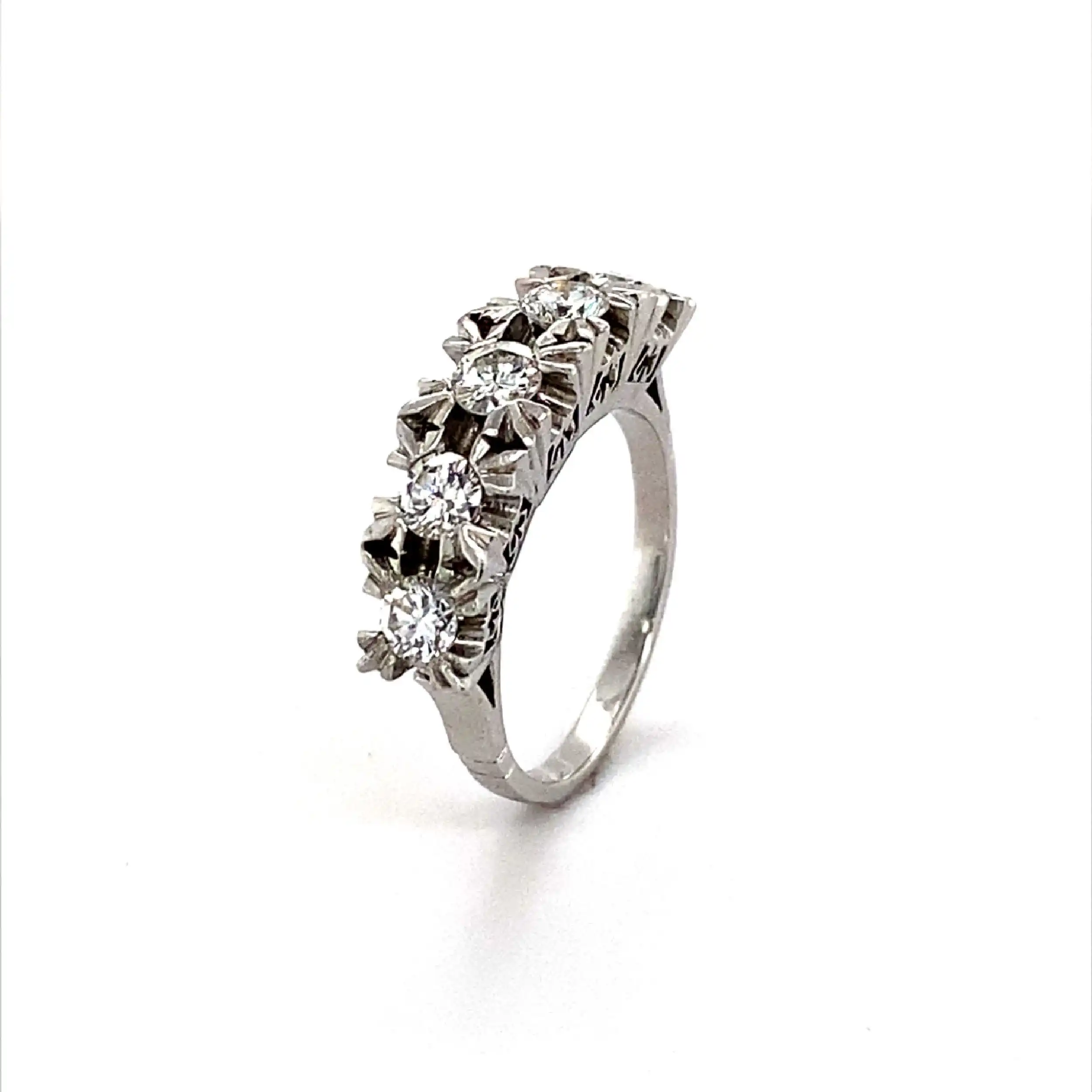 Ring Weißgold mit Brillanten Ring Weißgold mit Brillanten