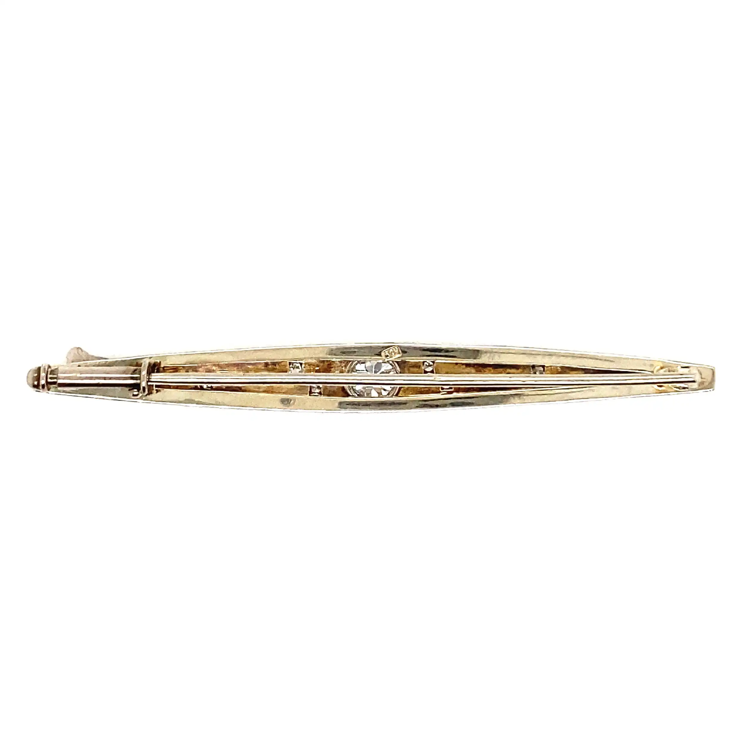 Nadel Weißgold mit Brillant & Diamanten