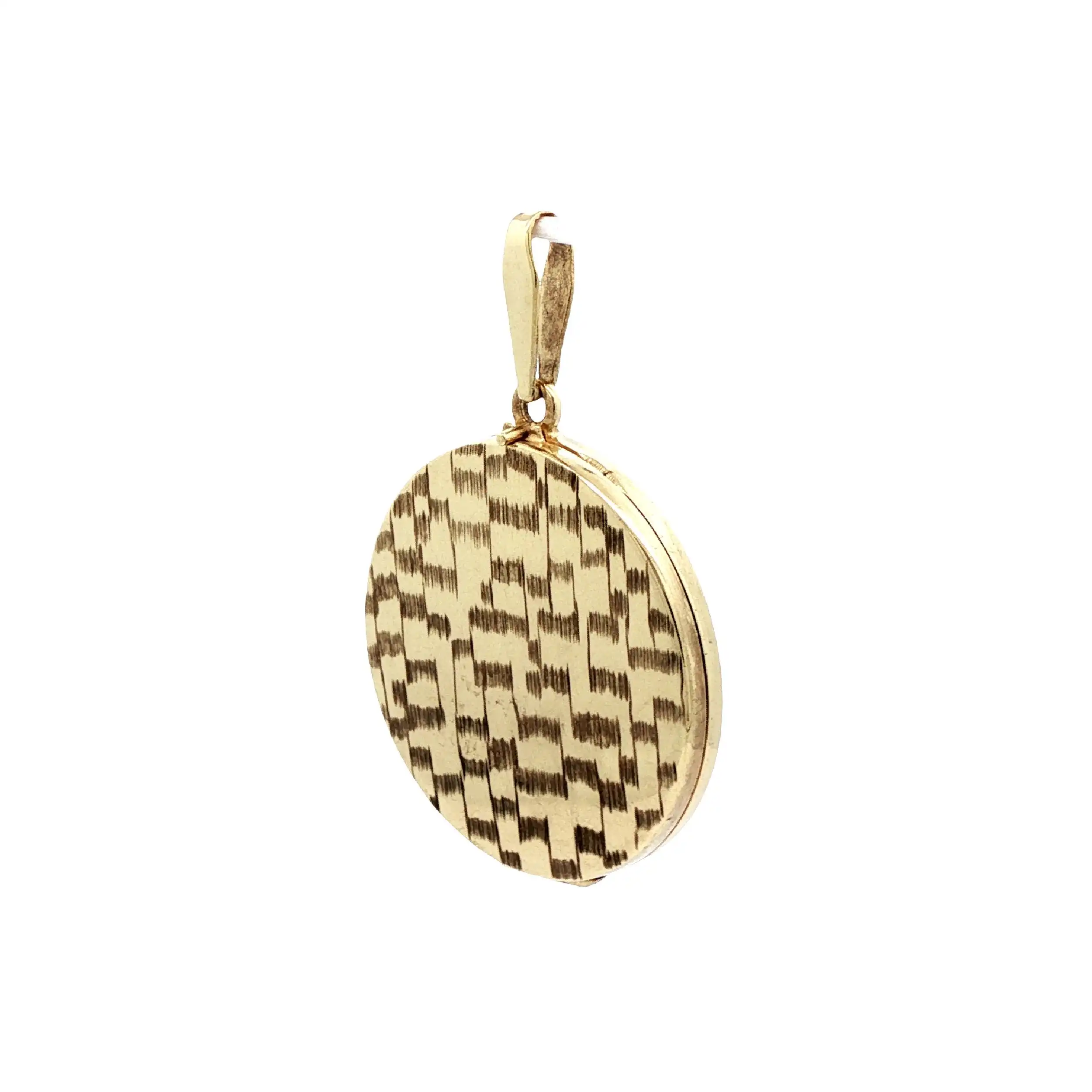 Medaillon Gelbgold ohne Inlay