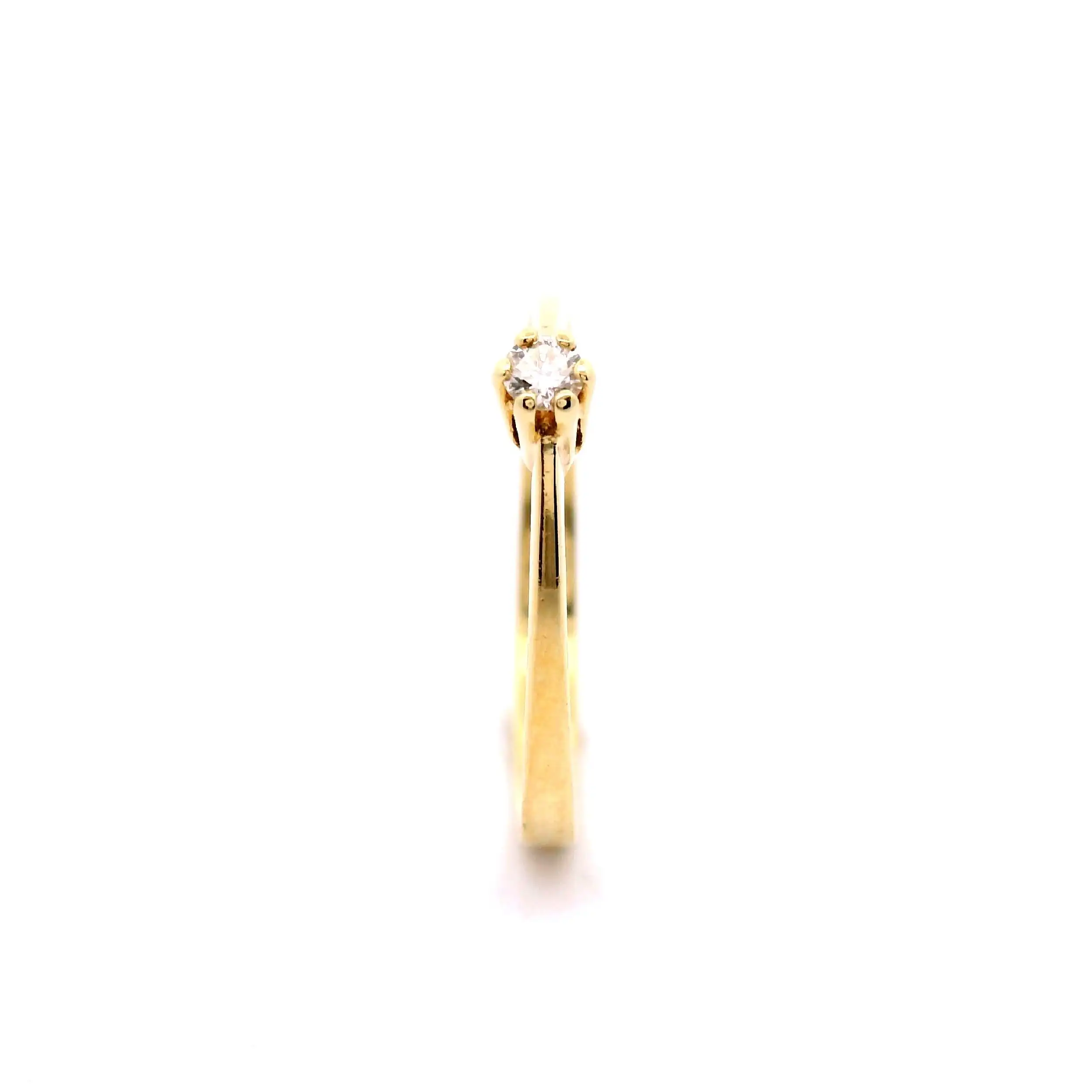 Ring Gelbgold mit Brillant