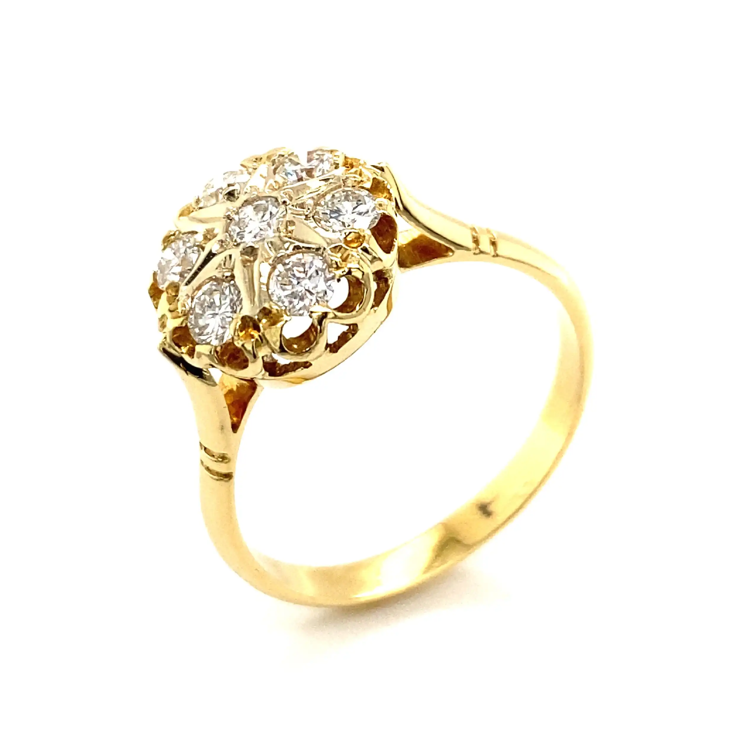 Ring Gelbgold mit Brillanten Ring Gelbgold mit Brillanten