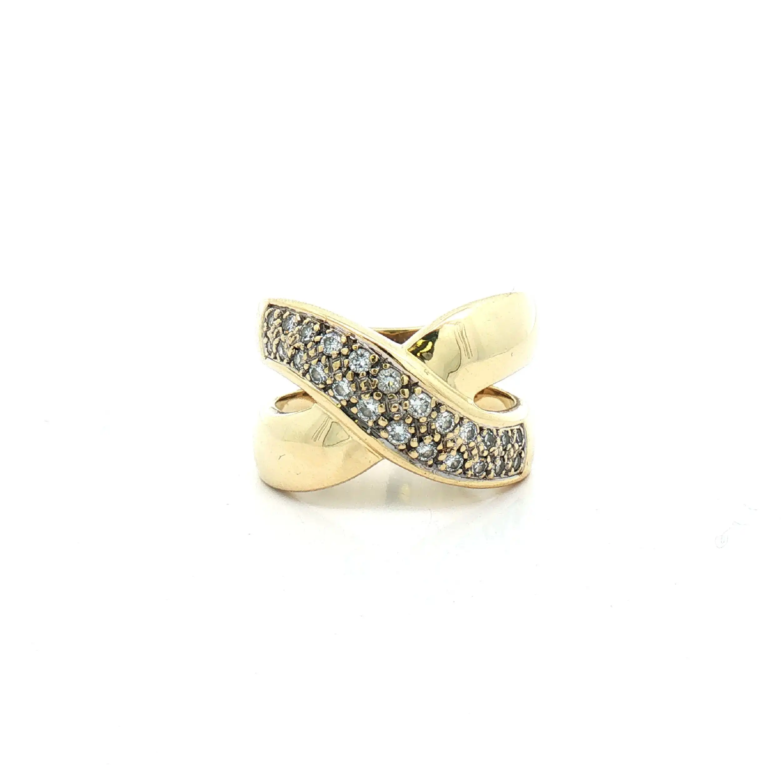 Ring Gelbgold mit Brillanten