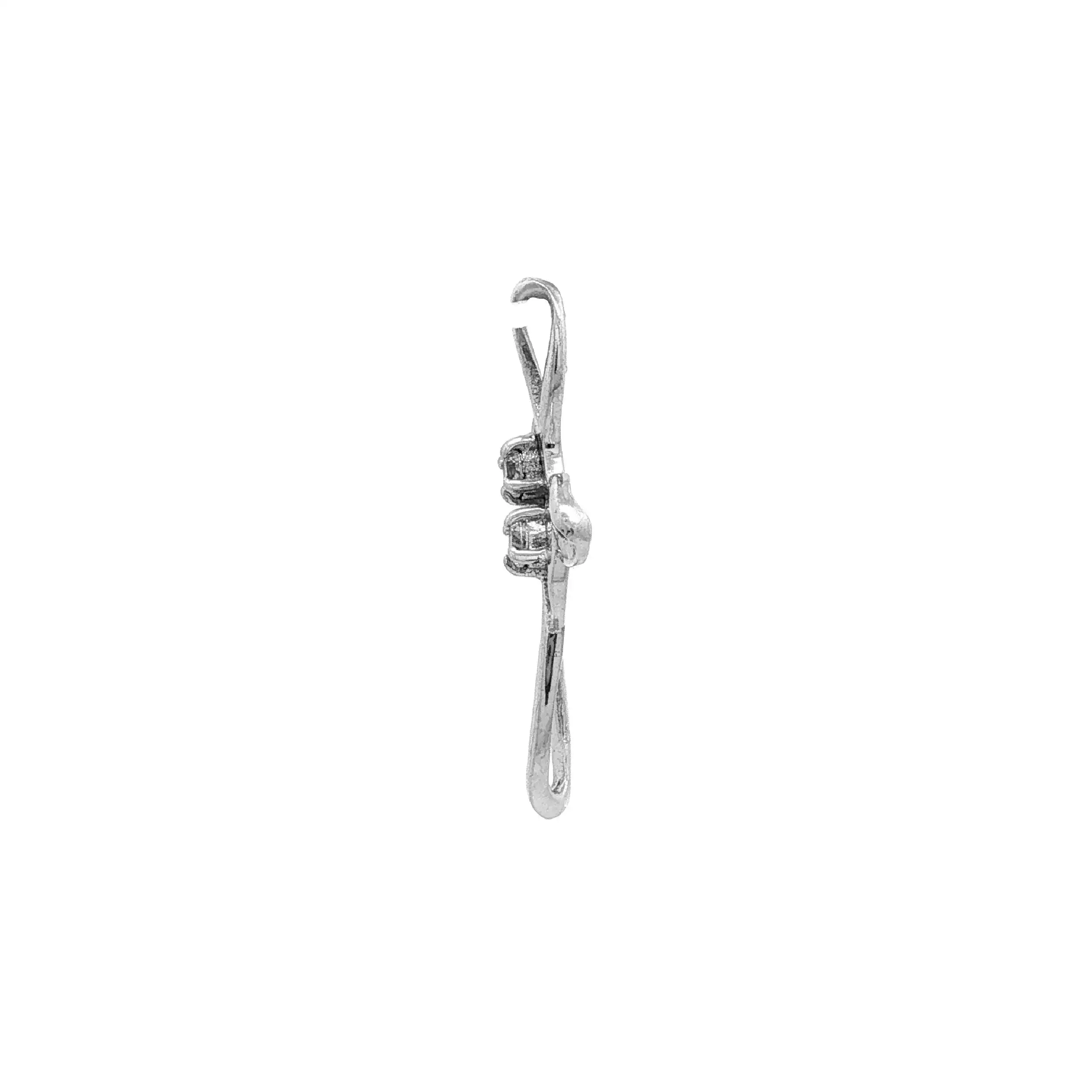 Kreuzanhänger Silber mit Zirkonia Kreuzanhänger Silber mit Zirkonia