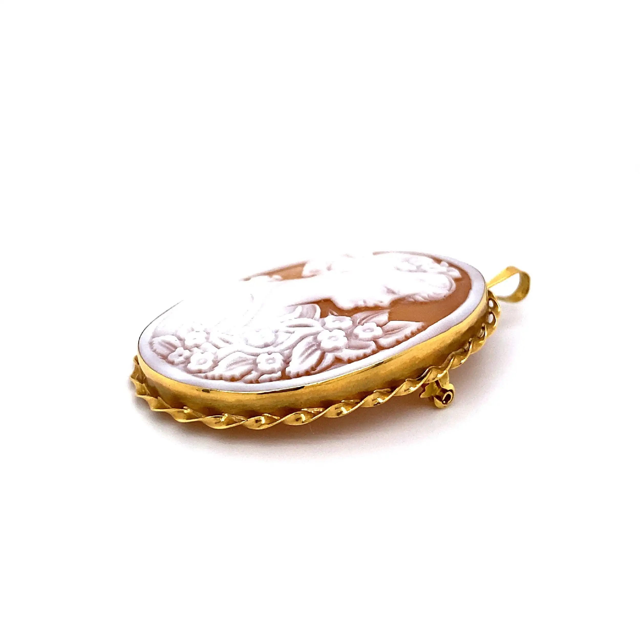 Anhänger/Brosche Gelbgold Gemme Anhänger/Brosche Gelbgold Gemme