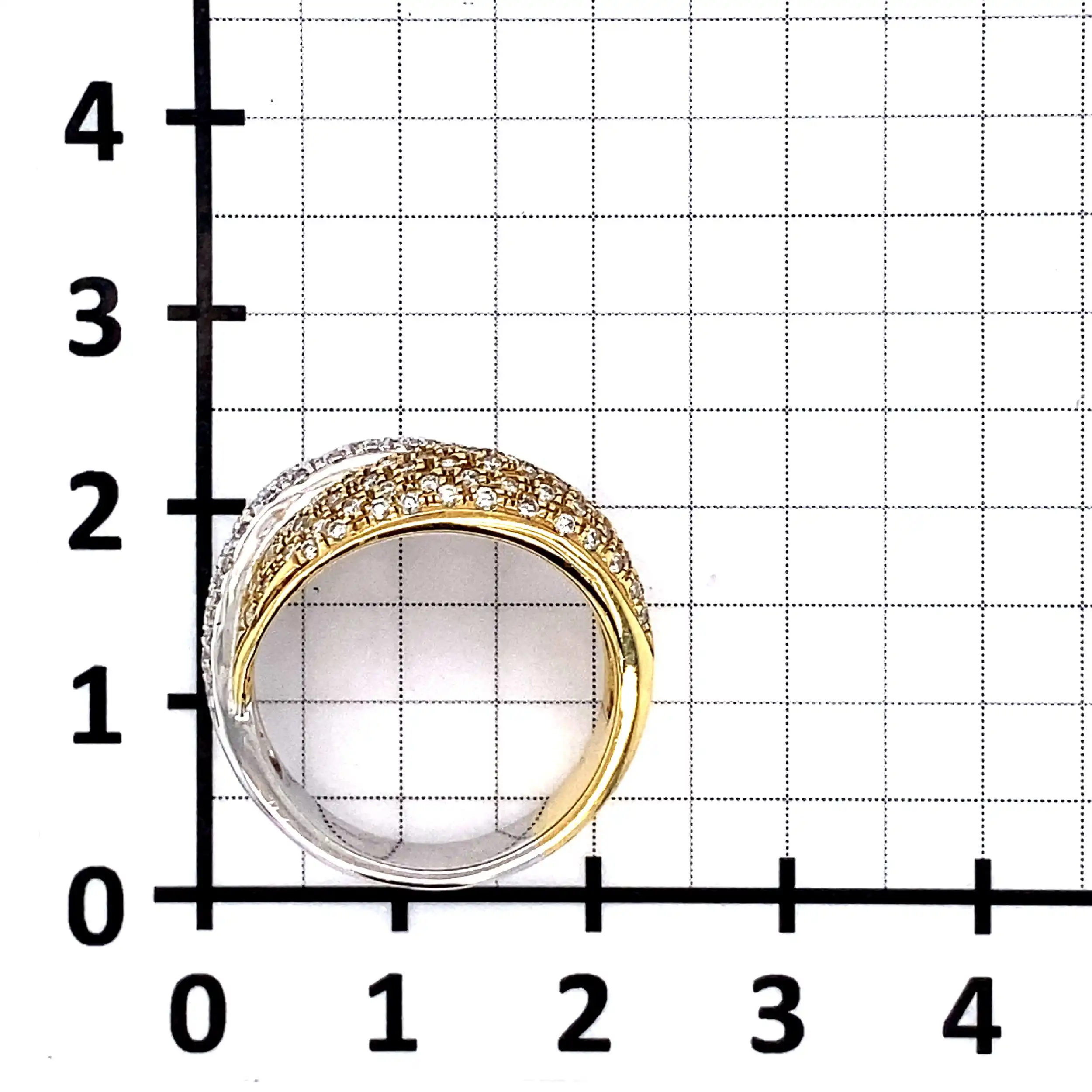 Ring Bicolor mit Brillanten Ring Bicolor mit Brillanten