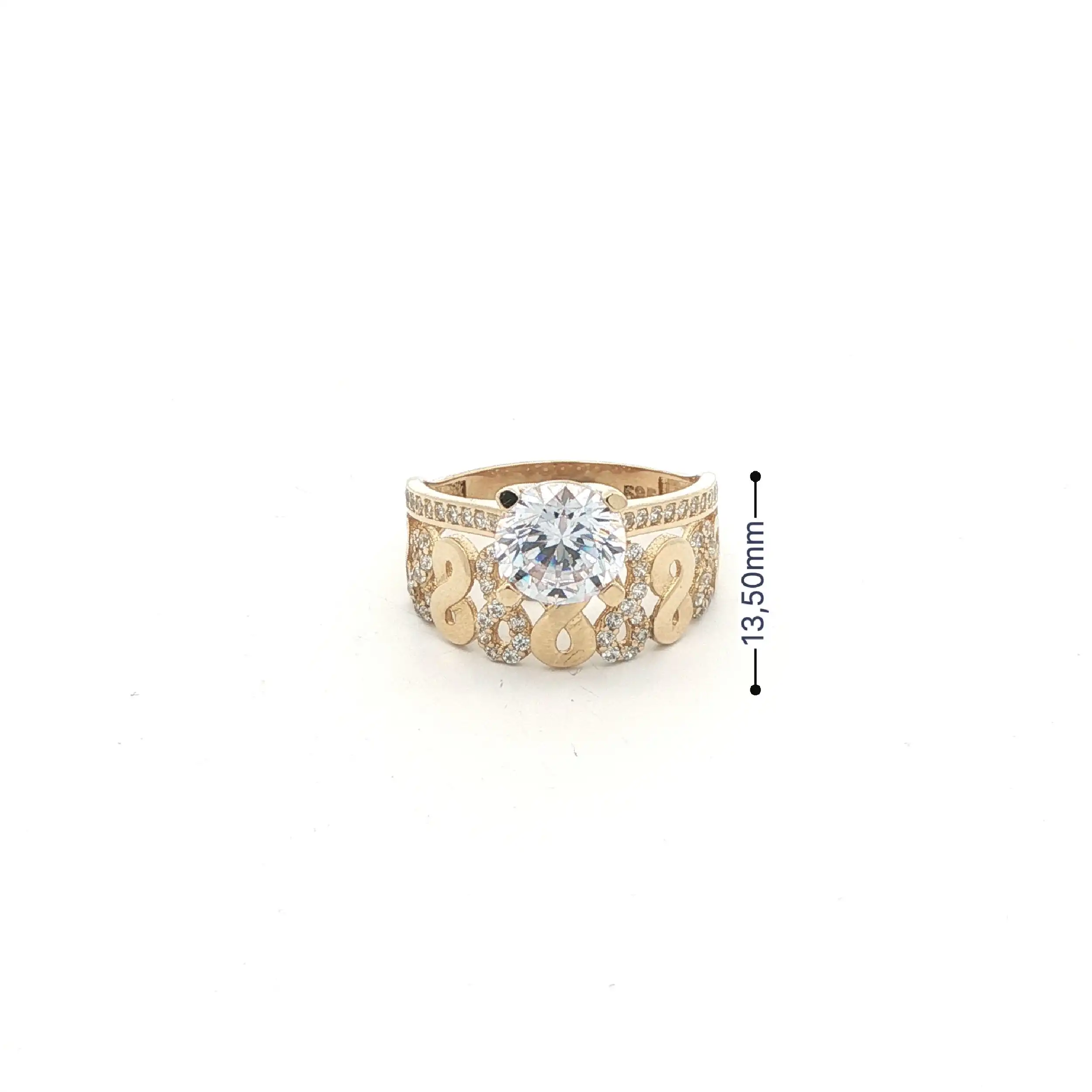 Ring Gelbgold mit Zirkonia
