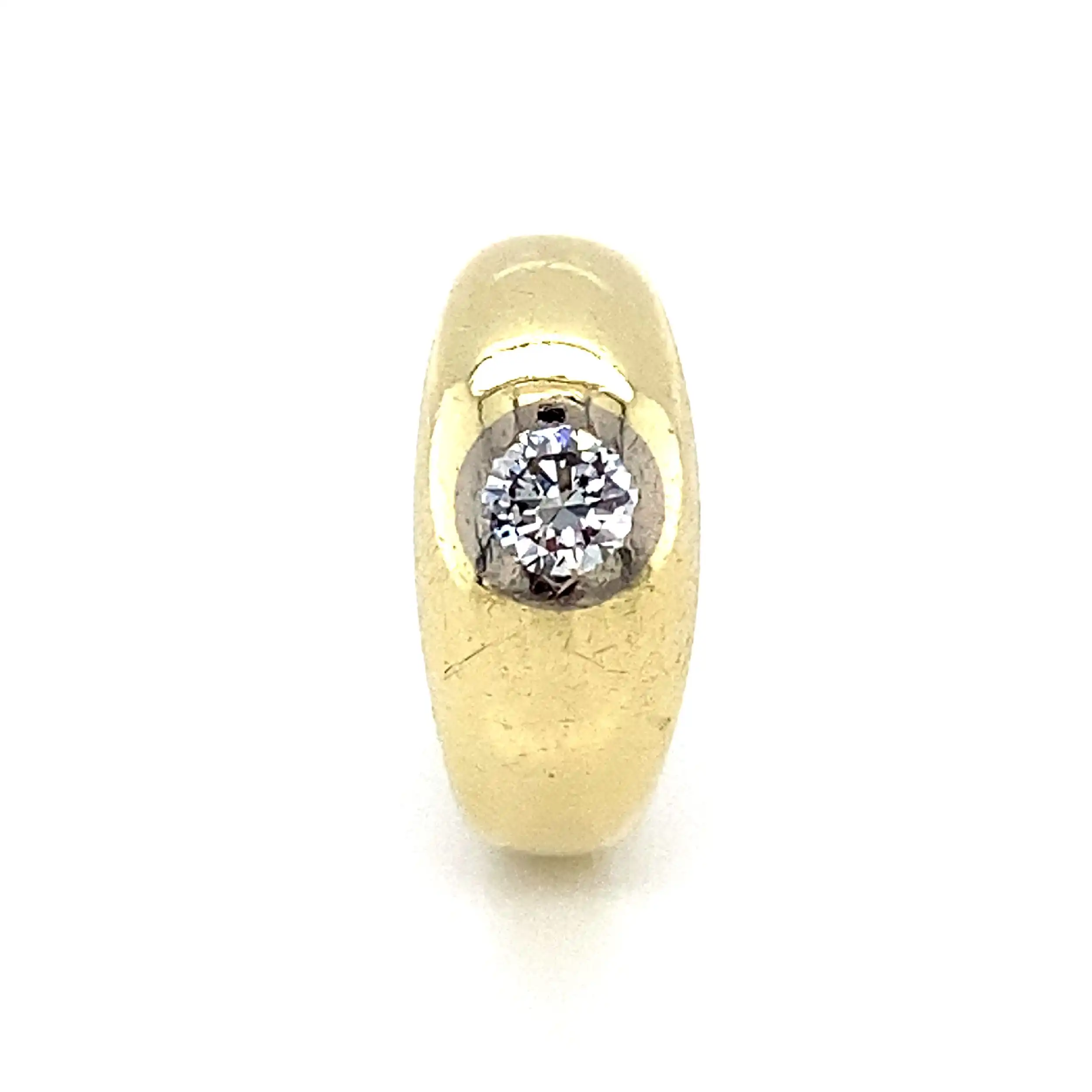 Ring Bicolor mit Brillant Ring Bicolor mit Brillant