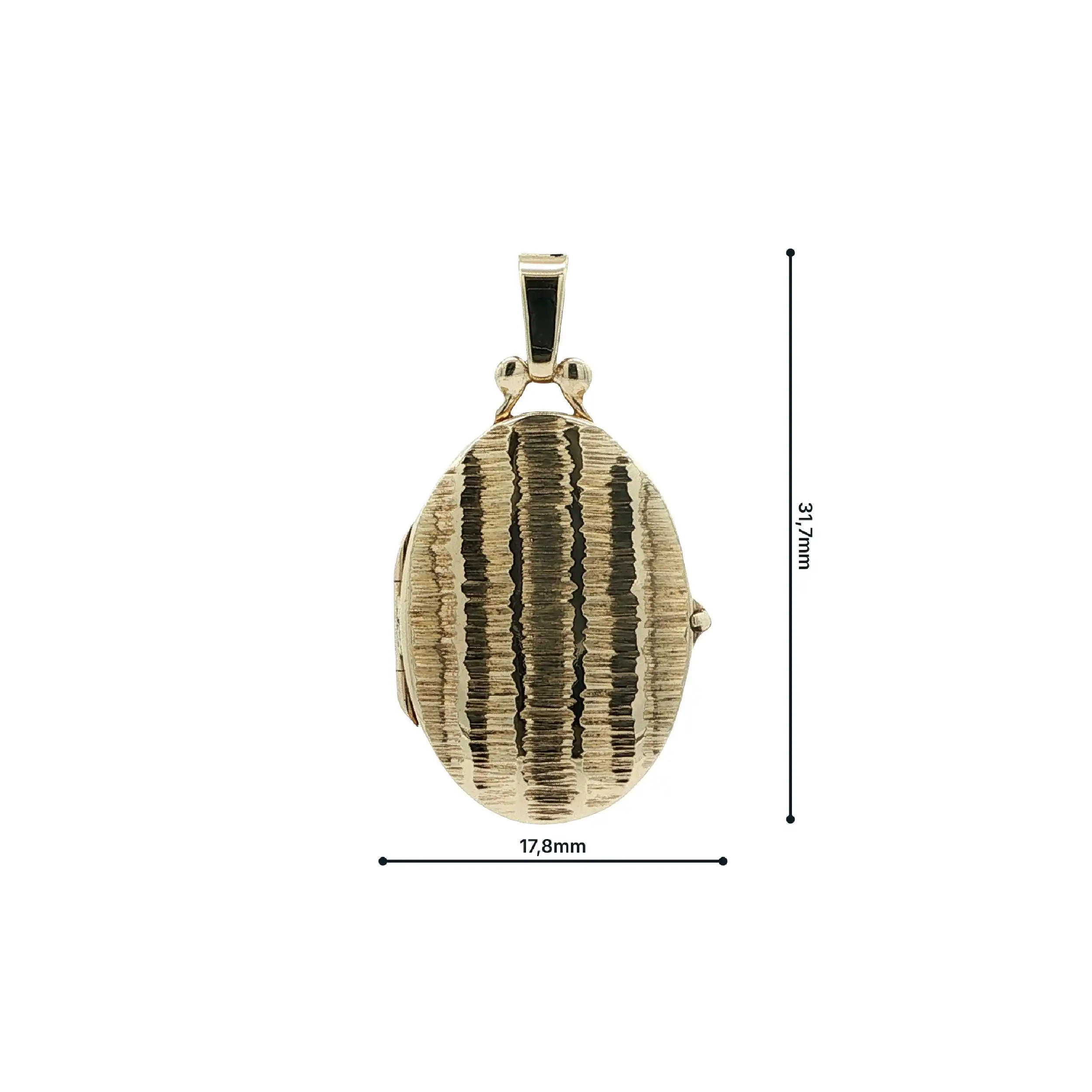 Anhänger Gelbgold Medaillon Anhänger Gelbgold Medaillon