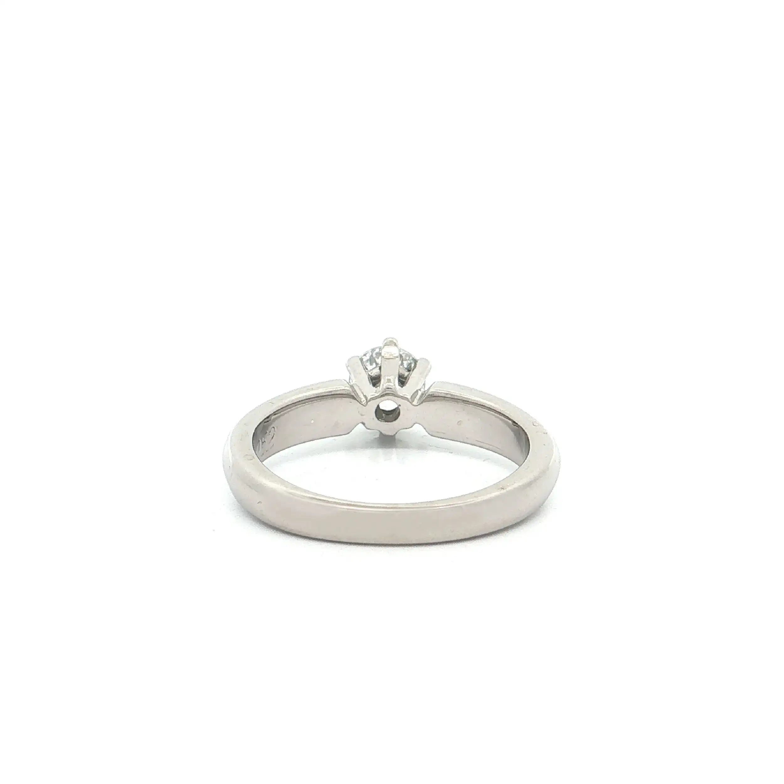 Solitärring Weißgold mit Brillant Solitärring Weißgold mit Brillant