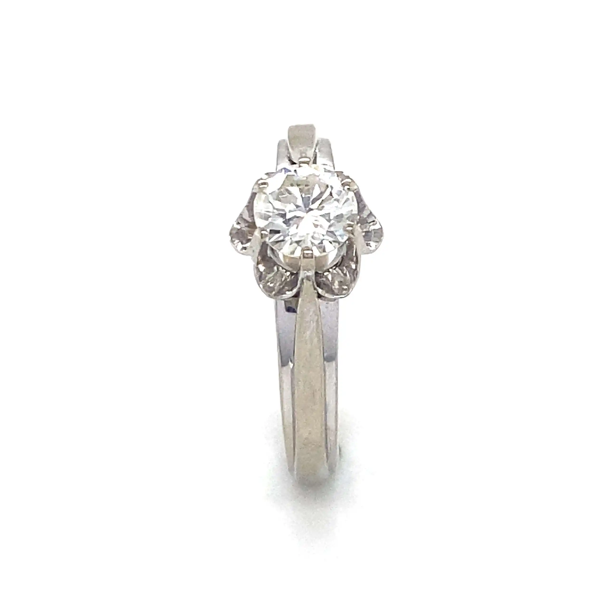 Ring Weißgold mit Brillant ca. 0,70ct. Ring Weißgold mit Brillant ca. 0,70ct.