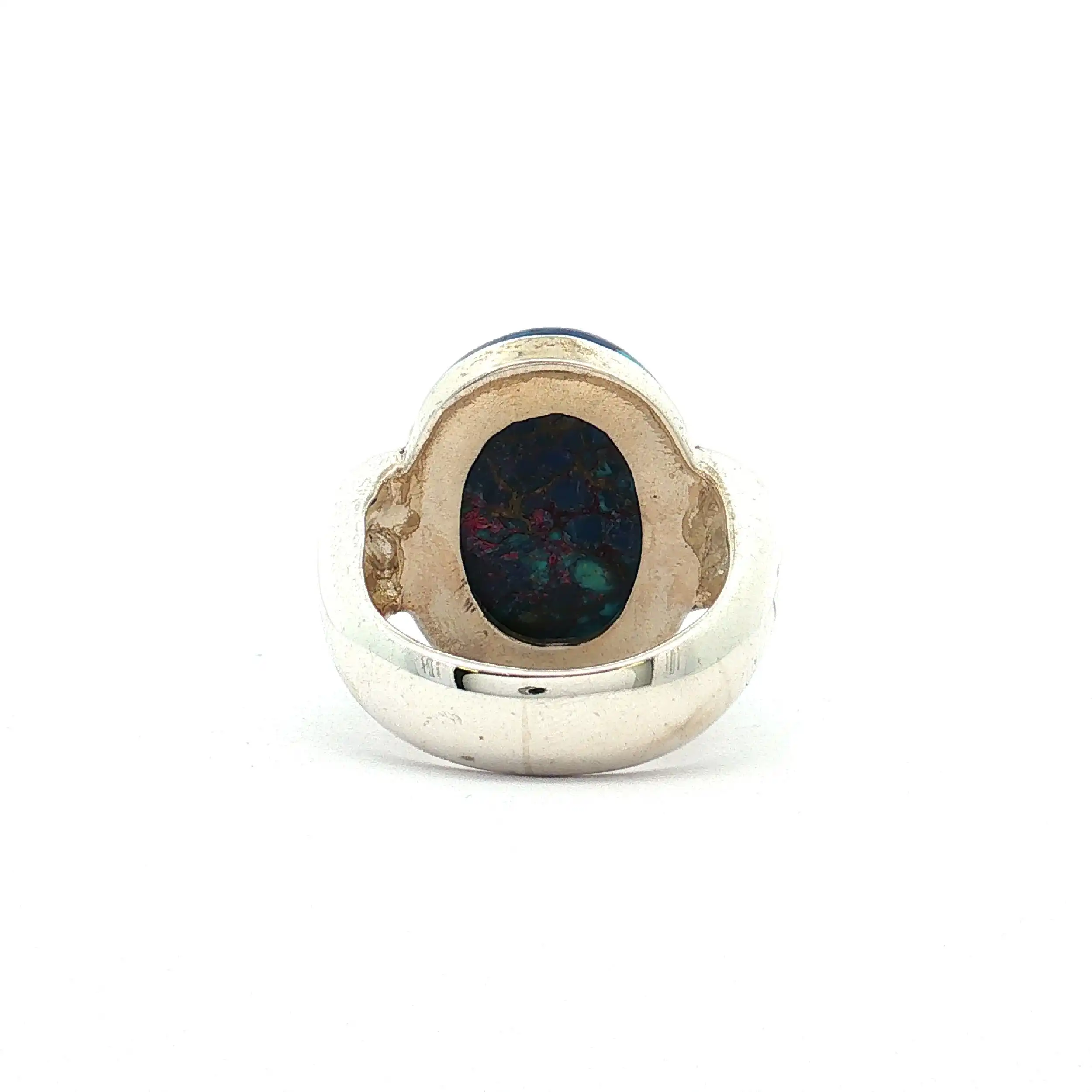 Ring Silber mit Lila Mohave Türkis