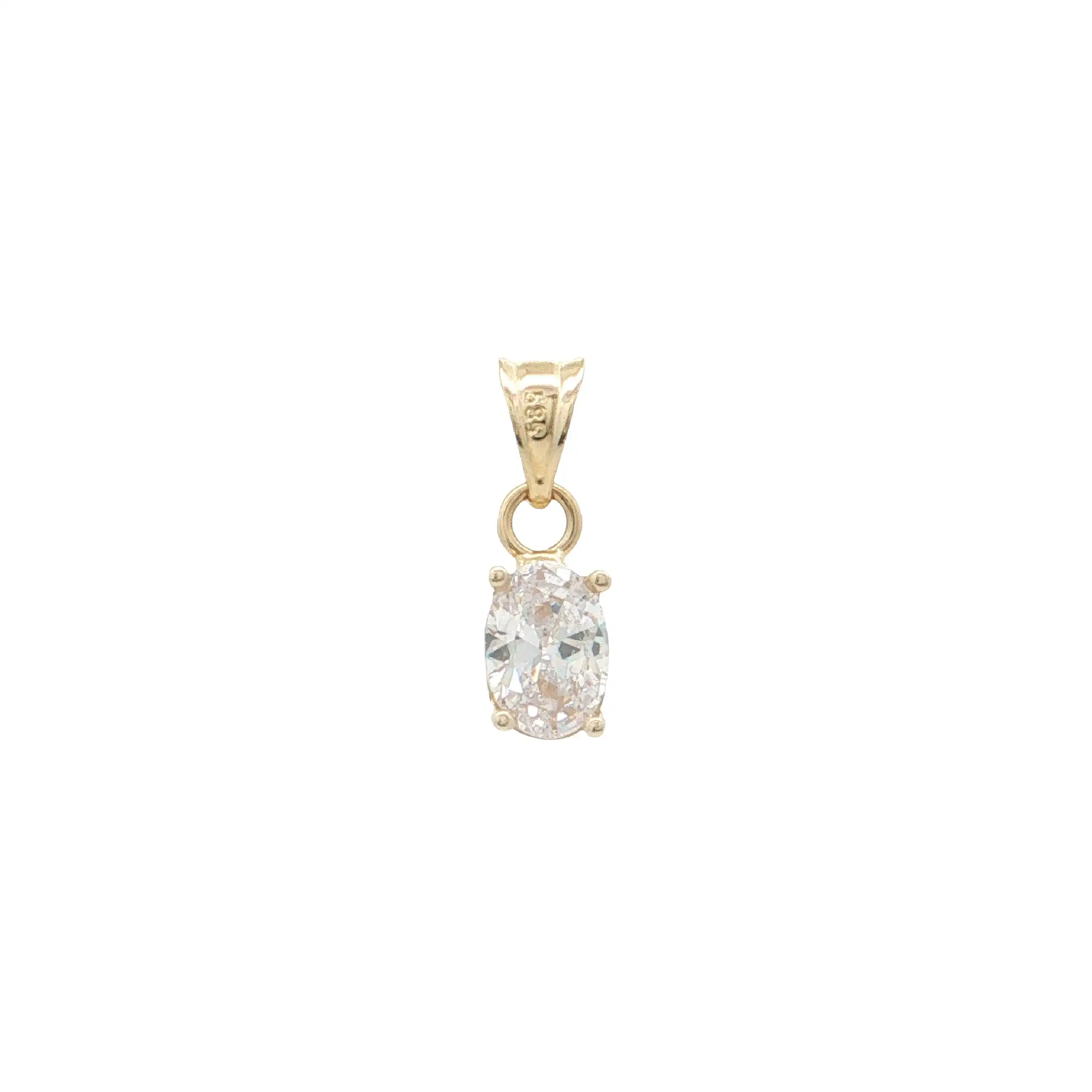 Anhänger Gelbgold mit Zirkonia