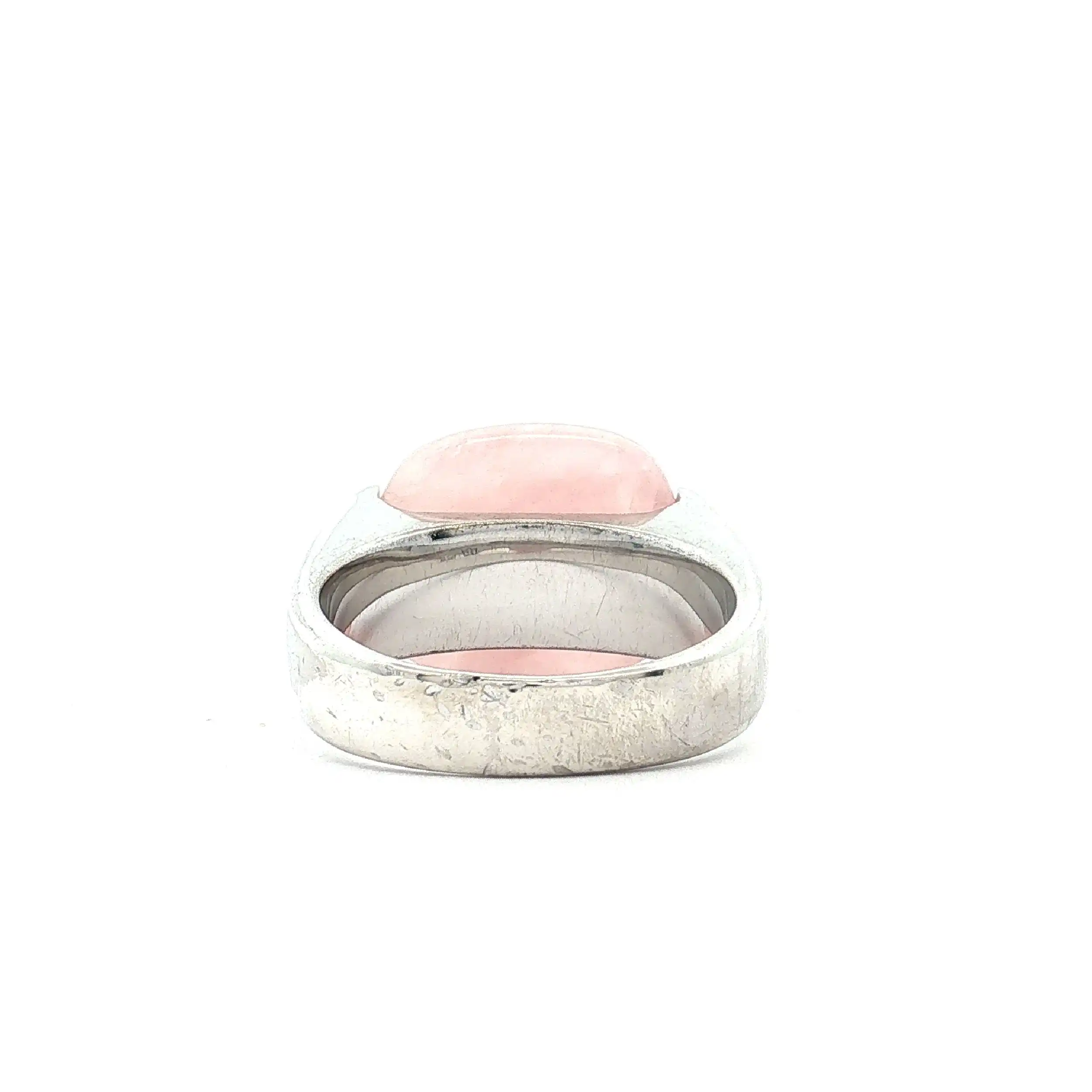 Ring silber mit Rosenquarz