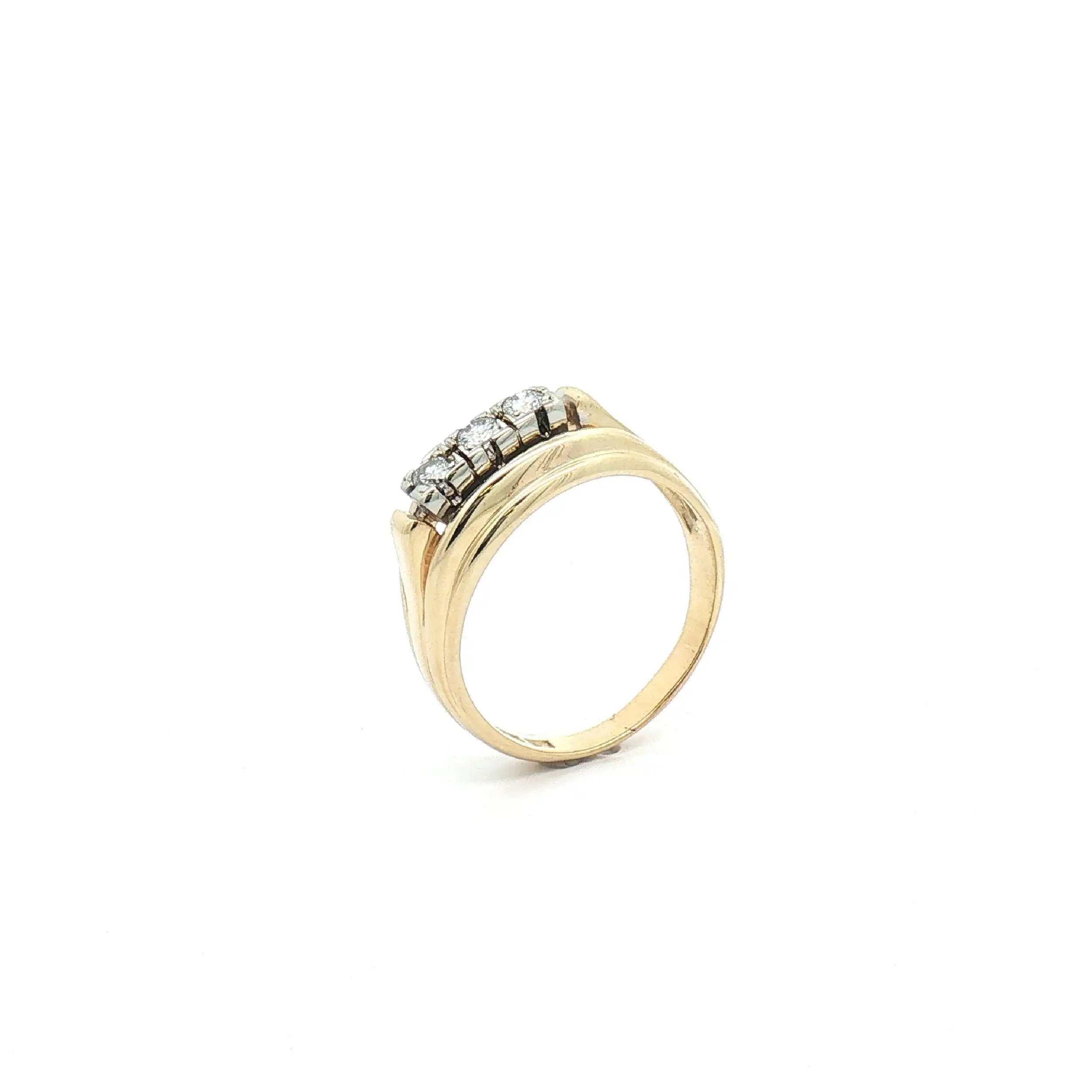 Ring Bicolor mit Brillanten Ring Bicolor mit Brillanten